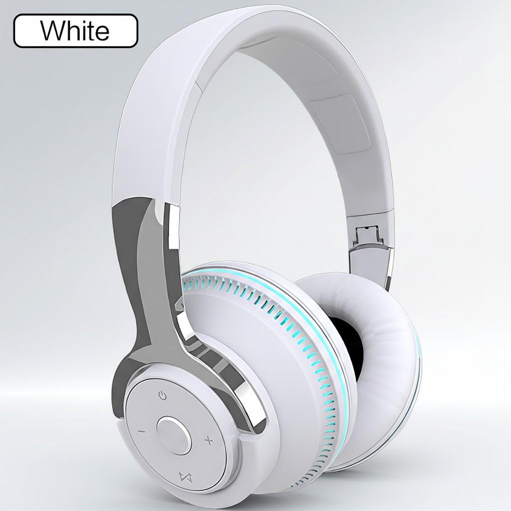 Foldable Wireless Bluetooth Headphones with Microphone Stereo Sound Stretchable Card BT AUX RGB Light Comfortable Earmuffs білий
Foldable Wireless Bluetooth Headphones with Microphone Stereo Sound Stretchable Card BT AUX RGB Light Comfortable Earmuffs білий