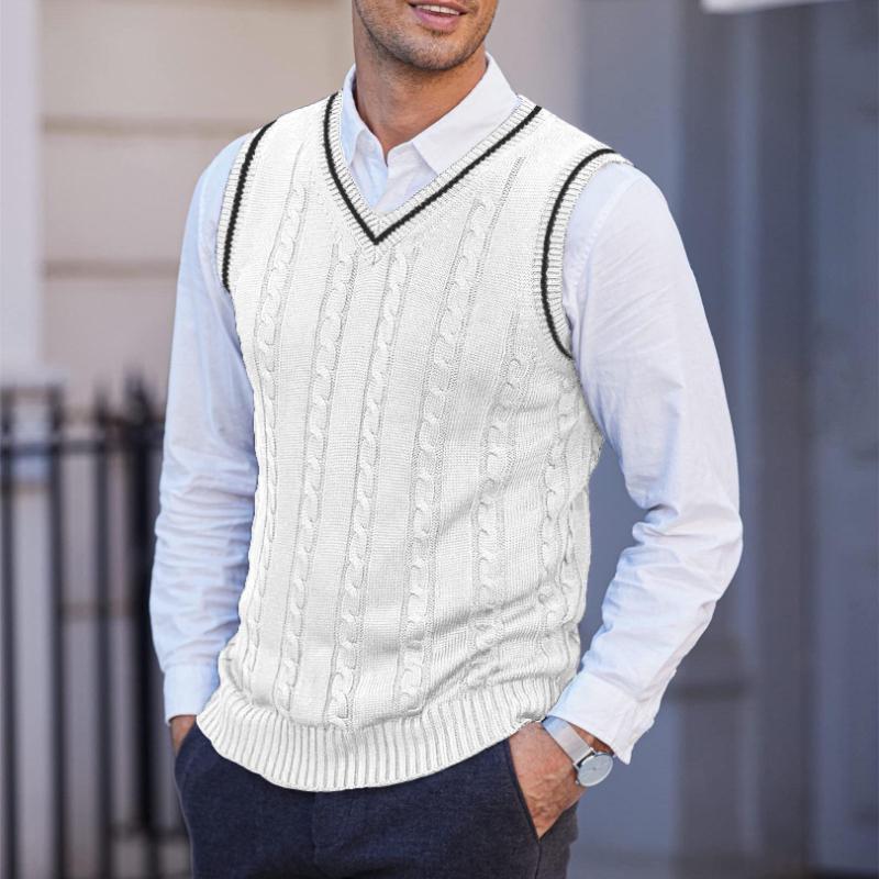 Men s Casual Sleeveless V-Neck Knitted Vest with Cable Knit Pattern - Large XXL білий
Men s Casual Sleeveless V-Neck Knitted Vest with Cable Knit Pattern - Large XXL білий