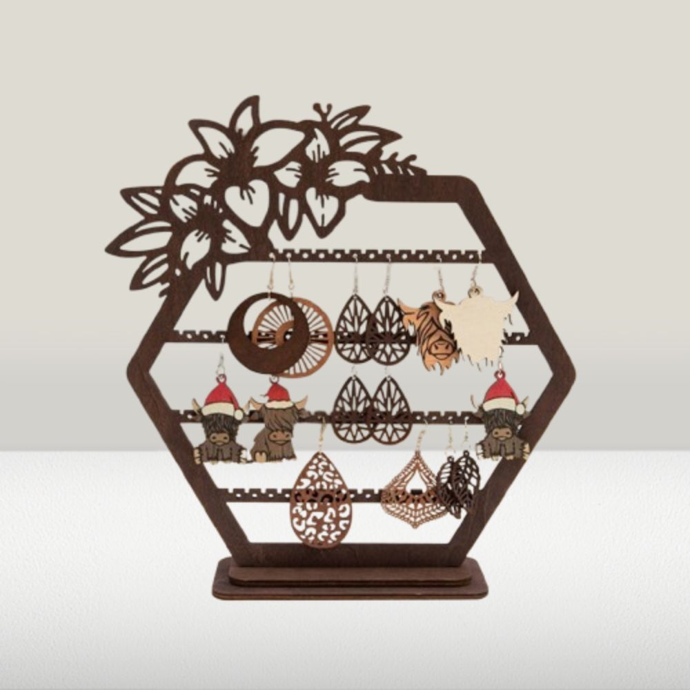 Anti-slip Earring Clip Display Rack Hollowed Out Flower Jewelry Storage Holder Girls Gifts кофейный
Anti-slip Earring Clip Display Rack Hollowed Out Flower Jewelry Storage Holder Girls Gifts кофейный