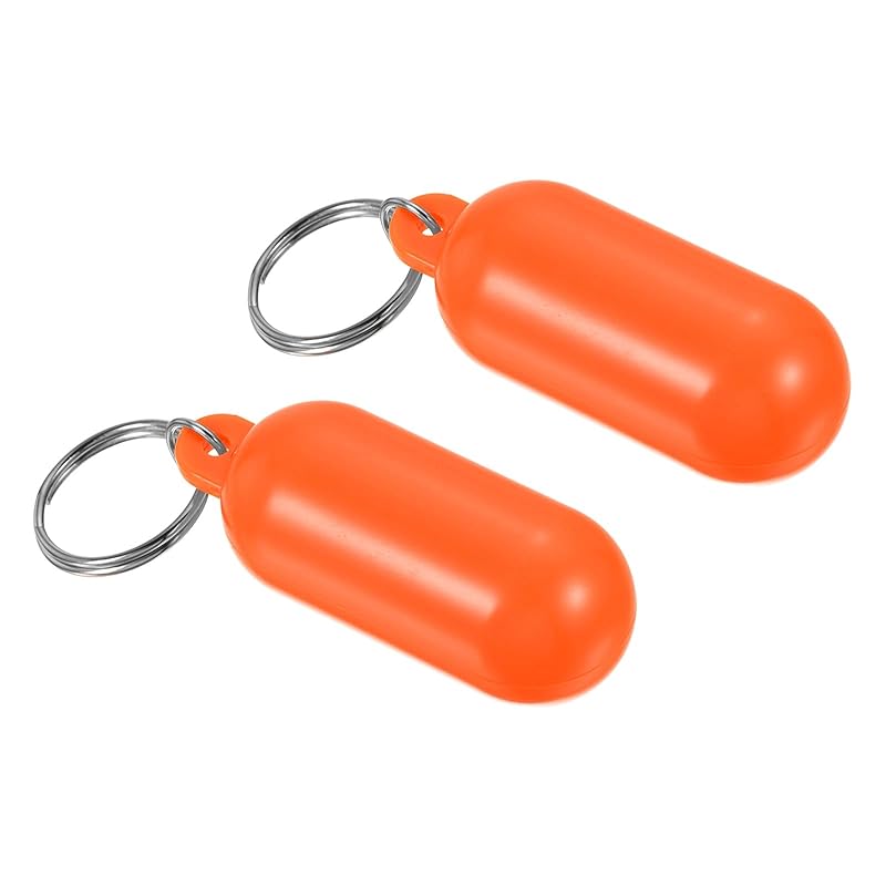 PATIKIL floating keychain set of 2 plastic key float surfing fishing marine for sailing buoyancy keyring orange color
PATIKIL floating keychain set of 2 plastic key float surfing fishing marine for sailing buoyancy keyring orange color