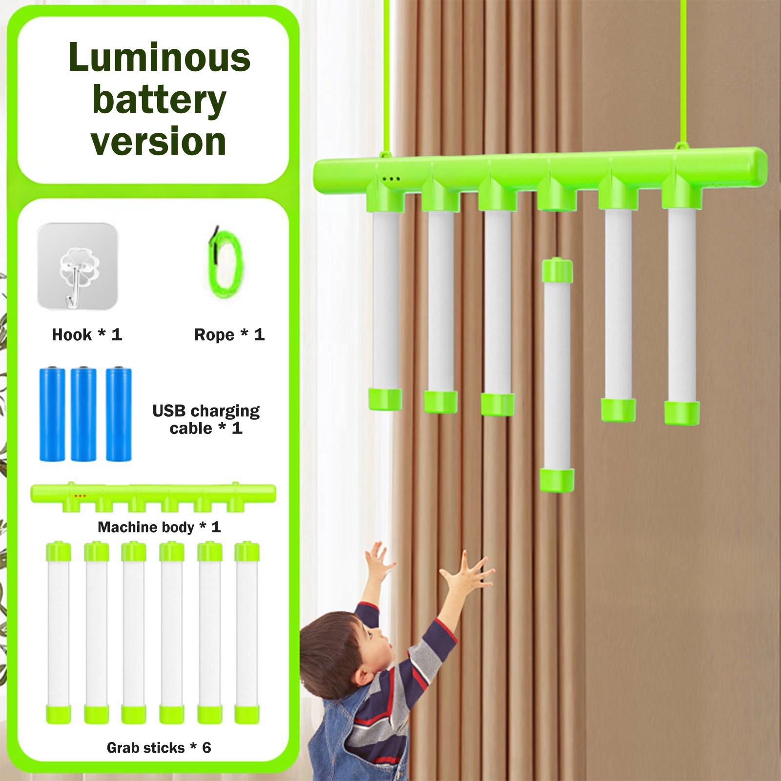 Falling Sticks Training Game Toy Hand Eye Coordination Kid Adult Yellow Blue(Luminous Version) One Size
Falling Sticks Training Game Toy Hand Eye Coordination Kid Adult Yellow Blue(Luminous Version) One Size