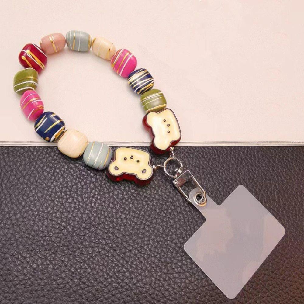 Ремешок для телефона в полоску из мультфильма Kawaii Pearl Keychain Изысканный шнурок для телефона с бисером Аксессуары для телефона 2 Pcs
Ремешок для телефона в полоску из мультфильма Kawaii Pearl Keychain Изысканный шнурок для телефона с бисером Аксессуары для телефона 2 Pcs