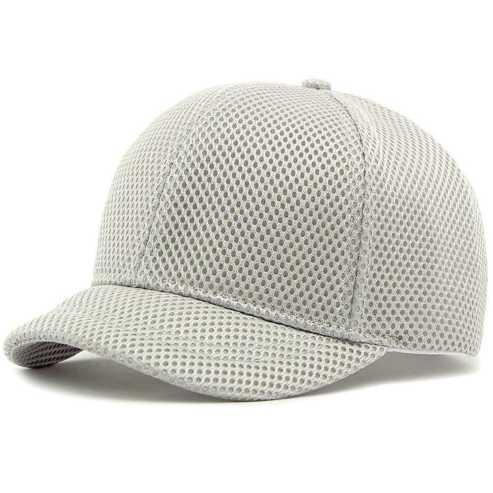 HT4828 5CM Short Brim Baseball Cap Male 6 Panels Baseball Hat Breathable Mesh Trucker Cap Men Women Solid Plain Snapback Cap Adjustable 55-60cm світло-сірого кольору
HT4828 5CM Short Brim Baseball Cap Male 6 Panels Baseball Hat Breathable Mesh Trucker Cap Men Women Solid Plain Snapback Cap Adjustable 55-60cm світло-сірого кольору
