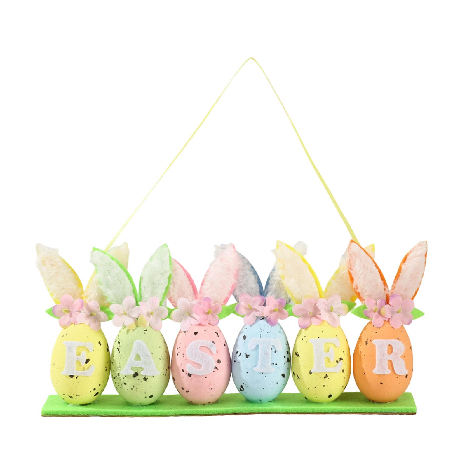 3D Easter Egg Wall Decorations With Plush And Flowers. Suitable For Hanging Decorations Front Doors, Tables. One Size
3D Easter Egg Wall Decorations With Plush And Flowers. Suitable For Hanging Decorations Front Doors, Tables. One Size