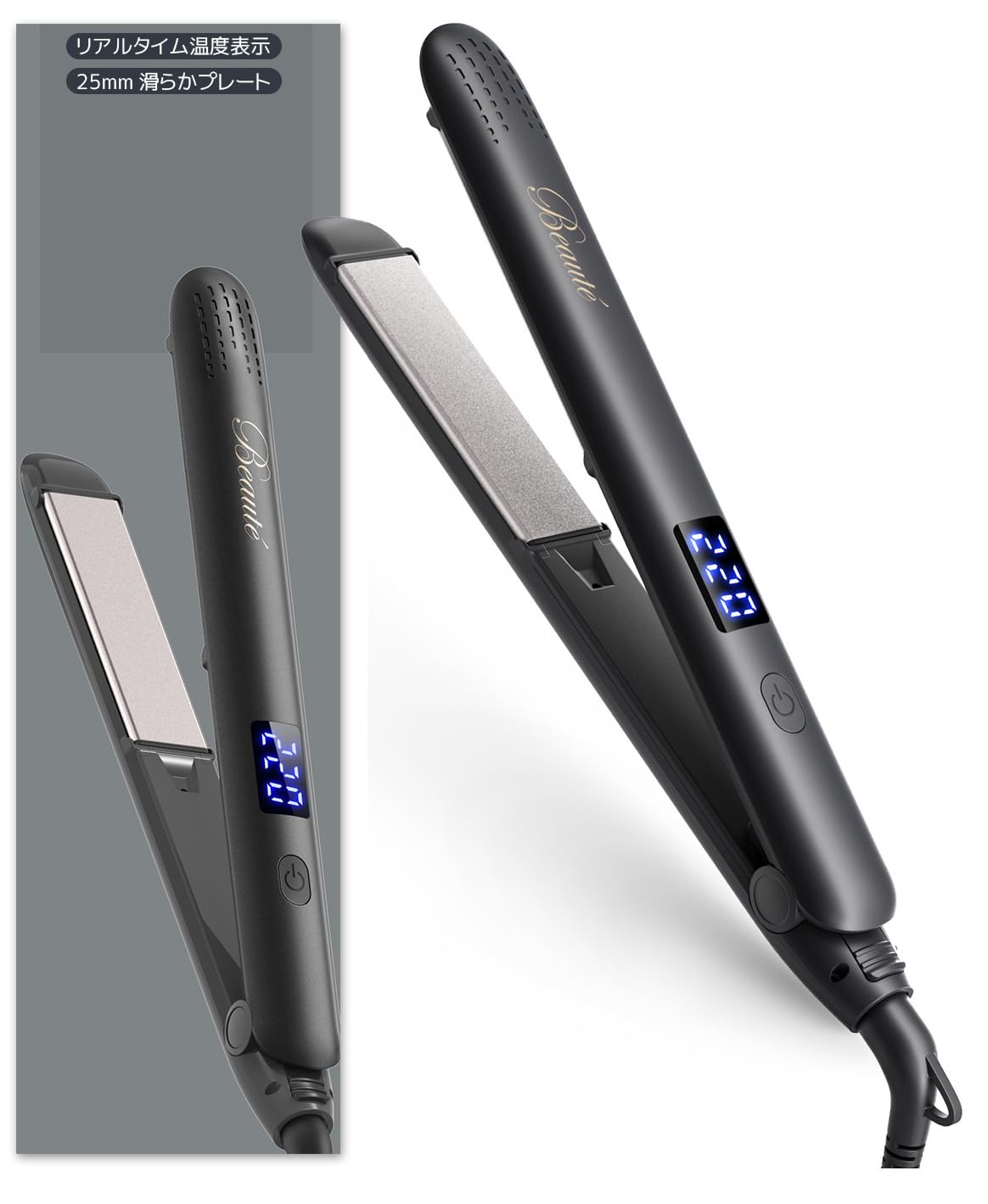2-Way Ionic Curling/Straightening Iron, 25mm Plates, 120℃-220℃ Temperature Adjustment, Professional Grade, 6 Temperature Settings, Suitable for Variou
2-Way Ionic Curling/Straightening Iron, 25mm Plates, 120℃-220℃ Temperature Adjustment, Professional Grade, 6 Temperature Settings, Suitable for Variou