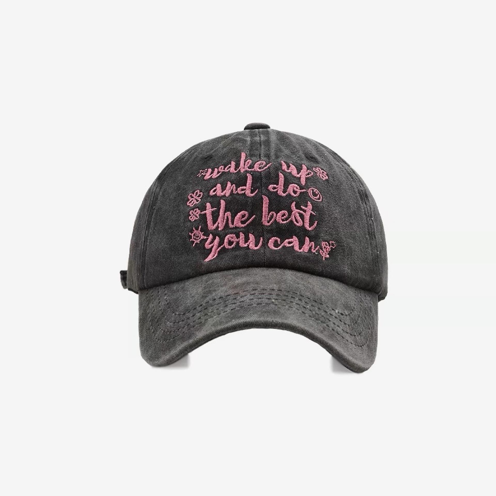 Korean Version of Washing Letter Embroidered Baseball Hat Women American Retro Old Baseball Cap Summer Sun Hat Men Adjustable
Korean Version of Washing Letter Embroidered Baseball Hat Women American Retro Old Baseball Cap Summer Sun Hat Men Adjustable