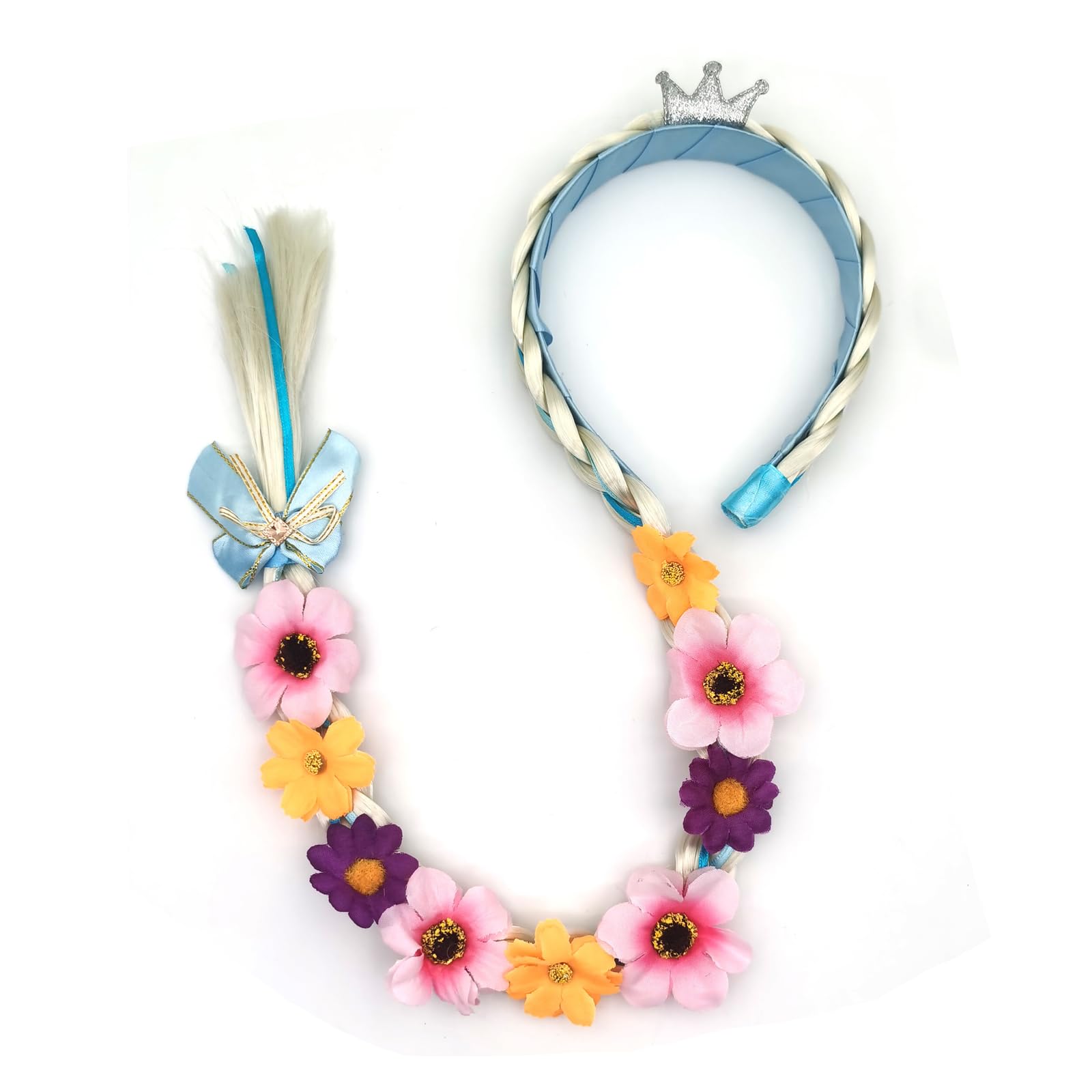 YINKE Headband Kids Rapunzel Wig Hair Ornament Children Princess Toy Birthday Prop Princess Dress Up Accessory Costume Blonde Cute Dance (Blue)
YINKE Headband Kids Rapunzel Wig Hair Ornament Children Princess Toy Birthday Prop Princess Dress Up Accessory Costume Blonde Cute Dance (Blue)