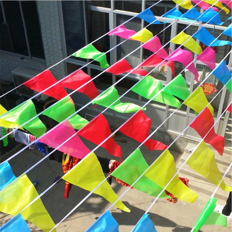 String Flag For Festival Pennant Birthday Party Holiday Decoration Polyester Pongee 14*20cm Colorful Multi-Color
String Flag For Festival Pennant Birthday Party Holiday Decoration Polyester Pongee 14*20cm Colorful Multi-Color