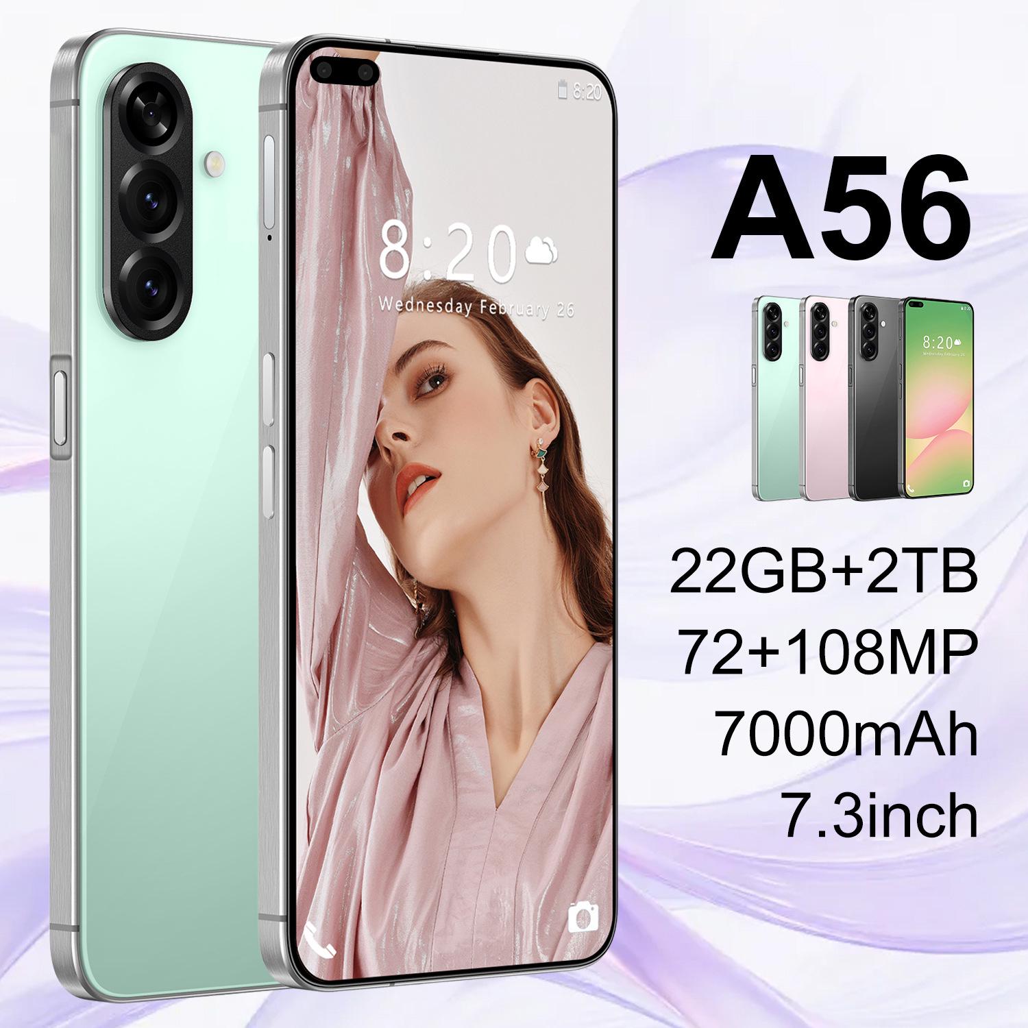 A56 Преміум 5G Смартфон: Камера високої роздільної здатності, Великий екран, Глобальний роумінг, 128 ГБ пам яті. EU Plug зелений
A56 Преміум 5G Смартфон: Камера високої роздільної здатності, Великий екран, Глобальний роумінг, 128 ГБ пам яті. EU Plug зелений
