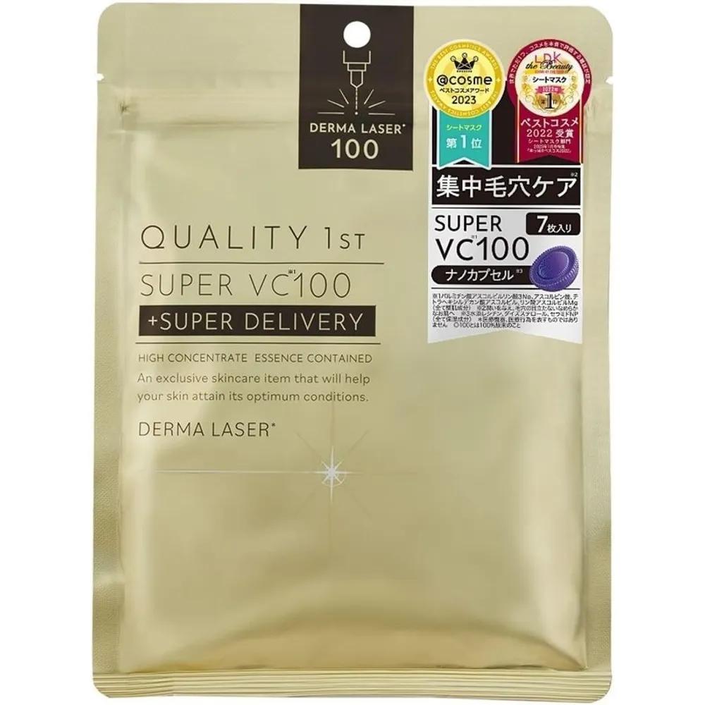 Quality 1st Derma Laser Super VC100 Mask 7 Sheets 5-Pack Set Vitamin C Daily Mask Pack Soothing Pack
Quality 1st Derma Laser Super VC100 Mask 7 Sheets 5-Pack Set Vitamin C Daily Mask Pack Soothing Pack