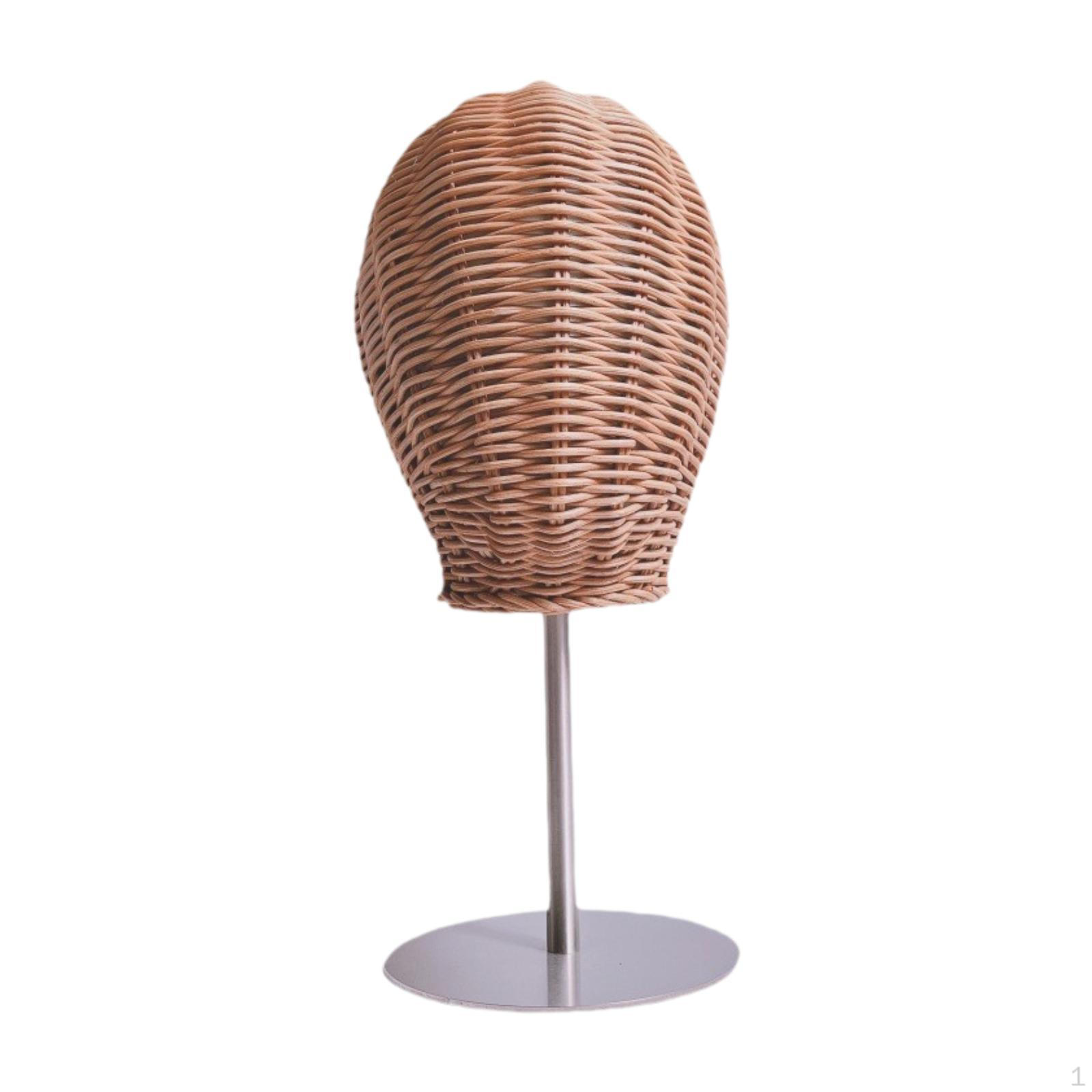 Rattan Wig Display Model Mannequin Head Freestanding Multipurpose Hat Stand Holder for
Rattan Wig Display Model Mannequin Head Freestanding Multipurpose Hat Stand Holder for