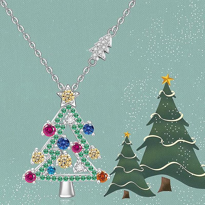 Cute And Colorful Christmas Tree Pendant Necklace, Festive Matching Jewelry, Exquisite And Trendy Christmas Styles
Cute And Colorful Christmas Tree Pendant Necklace, Festive Matching Jewelry, Exquisite And Trendy Christmas Styles