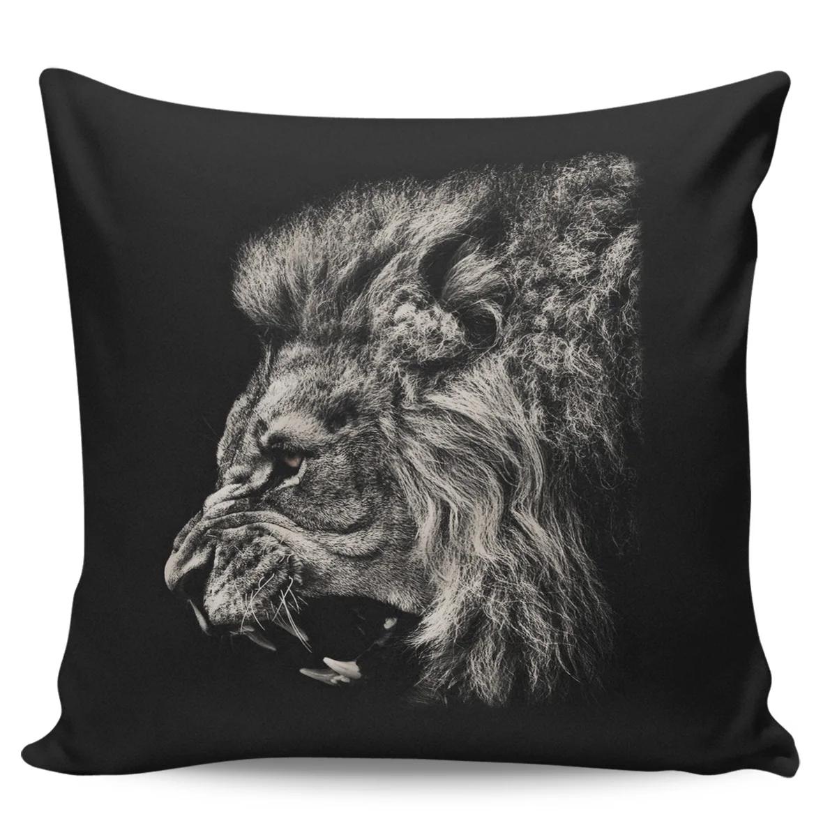 Roaring Lion Black Pillow Case Print Decorative Pillow Cover Throw Cushion Cover Home Textiles Bed Pillowcase 30x30cm чорний
Roaring Lion Black Pillow Case Print Decorative Pillow Cover Throw Cushion Cover Home Textiles Bed Pillowcase 30x30cm чорний