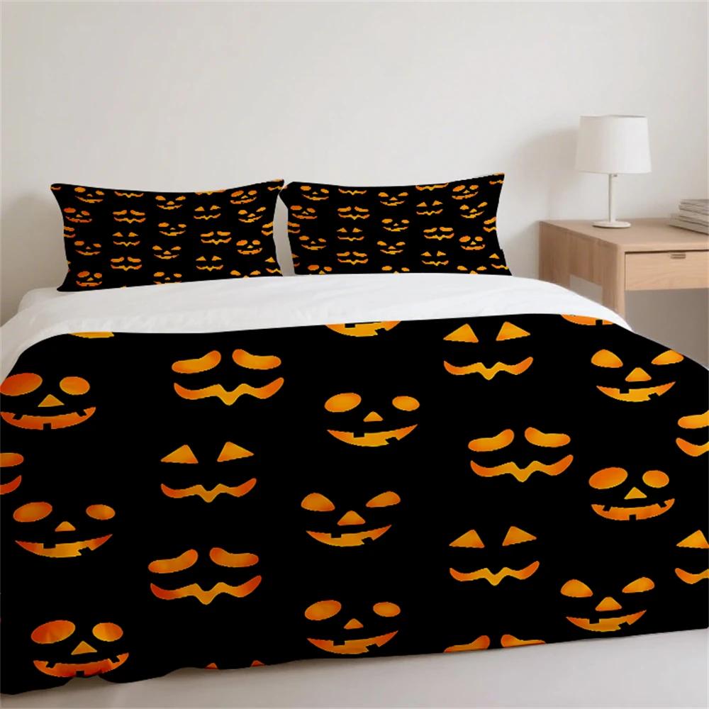 3pcs Halloween Theme Bedding Set, Art Design Soft Lightweight Microfiber Cotton Machine Washable Bedding Set for Bed Room EU Twin(135x200cm)
3pcs Halloween Theme Bedding Set, Art Design Soft Lightweight Microfiber Cotton Machine Washable Bedding Set for Bed Room EU Twin(135x200cm)