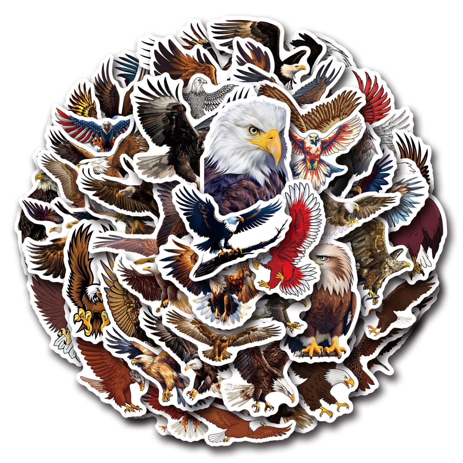 Eagle Graffiti Stickers: 55-Piece Decoration Set for Luggage & Phones
Eagle Graffiti Stickers: 55-Piece Decoration Set for Luggage & Phones