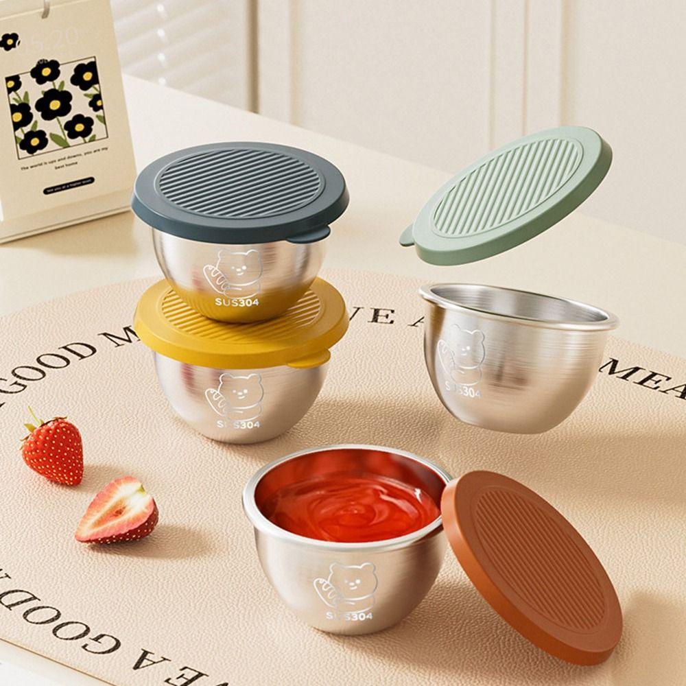4Pcs 70ML Silicone Cover Sauce Cup Mini Bear Seasoning Box Portable Condiment Containers Kitchen синий
4Pcs 70ML Silicone Cover Sauce Cup Mini Bear Seasoning Box Portable Condiment Containers Kitchen синий