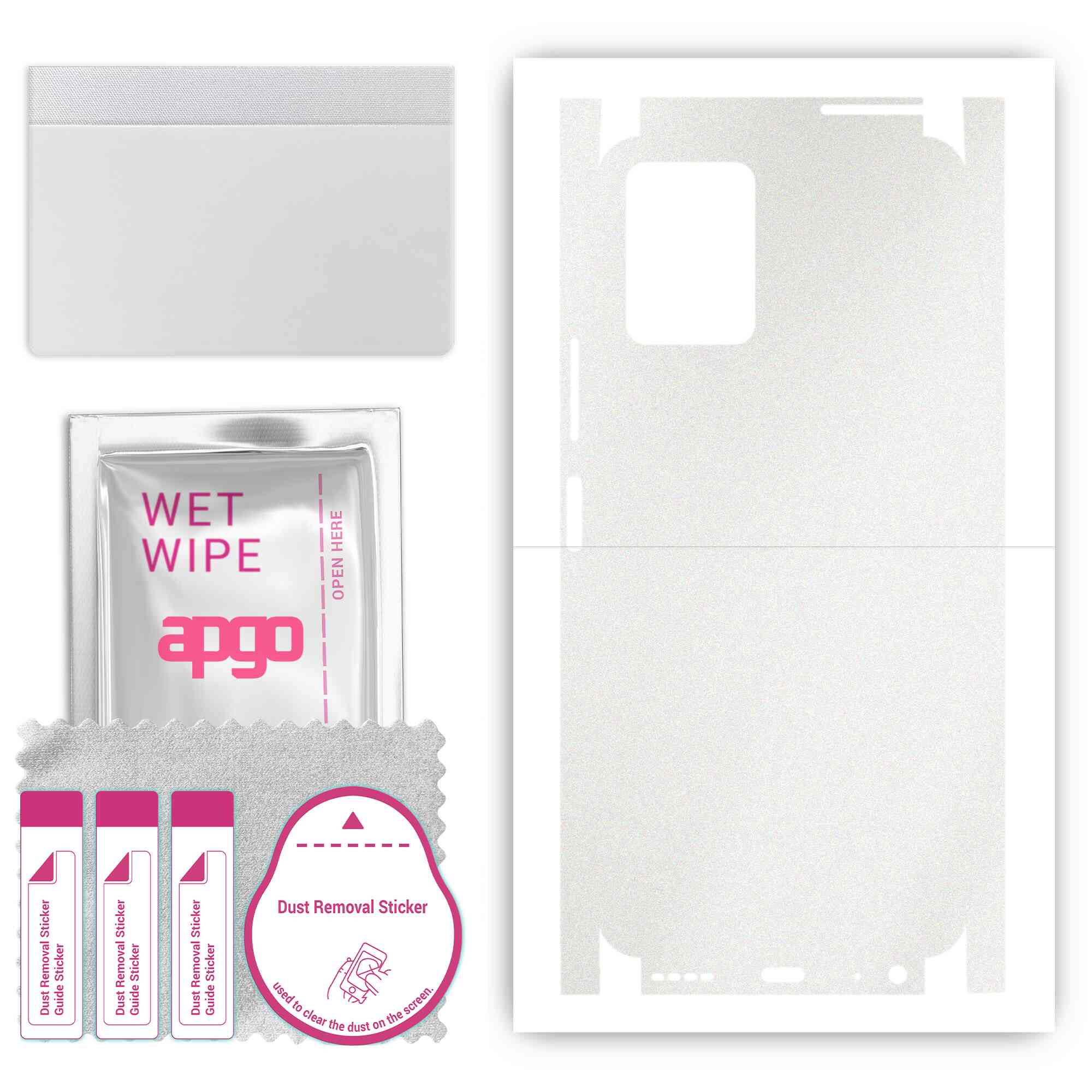 apgo Protective Skin Sticker for the back+sides compatible with Vivo Y21 2021, Full Wrap Film, Foil, Vinyl - Pattern Matte Transparent
apgo Protective Skin Sticker for the back+sides compatible with Vivo Y21 2021, Full Wrap Film, Foil, Vinyl - Pattern Matte Transparent