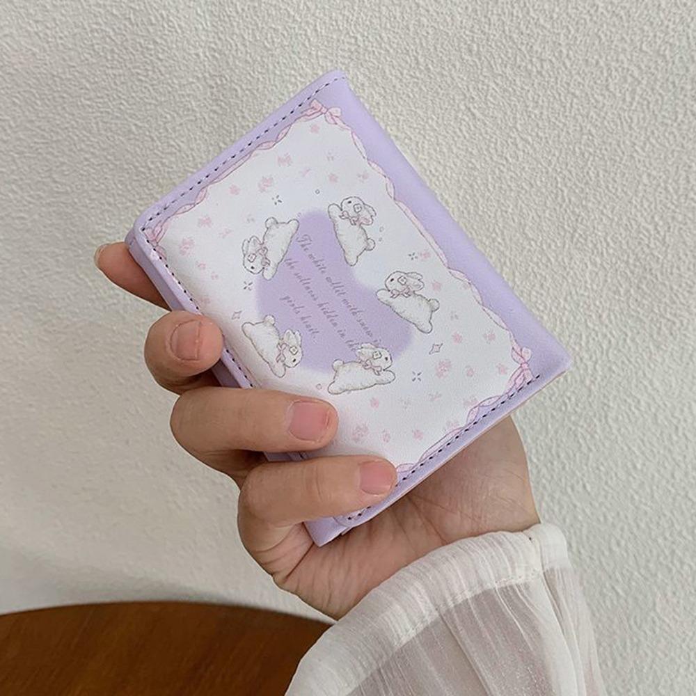 Casual Rabbit Print Coin Purse PU Leather Waterproof Card Holder Short Wallet фиолетовый
Casual Rabbit Print Coin Purse PU Leather Waterproof Card Holder Short Wallet фиолетовый