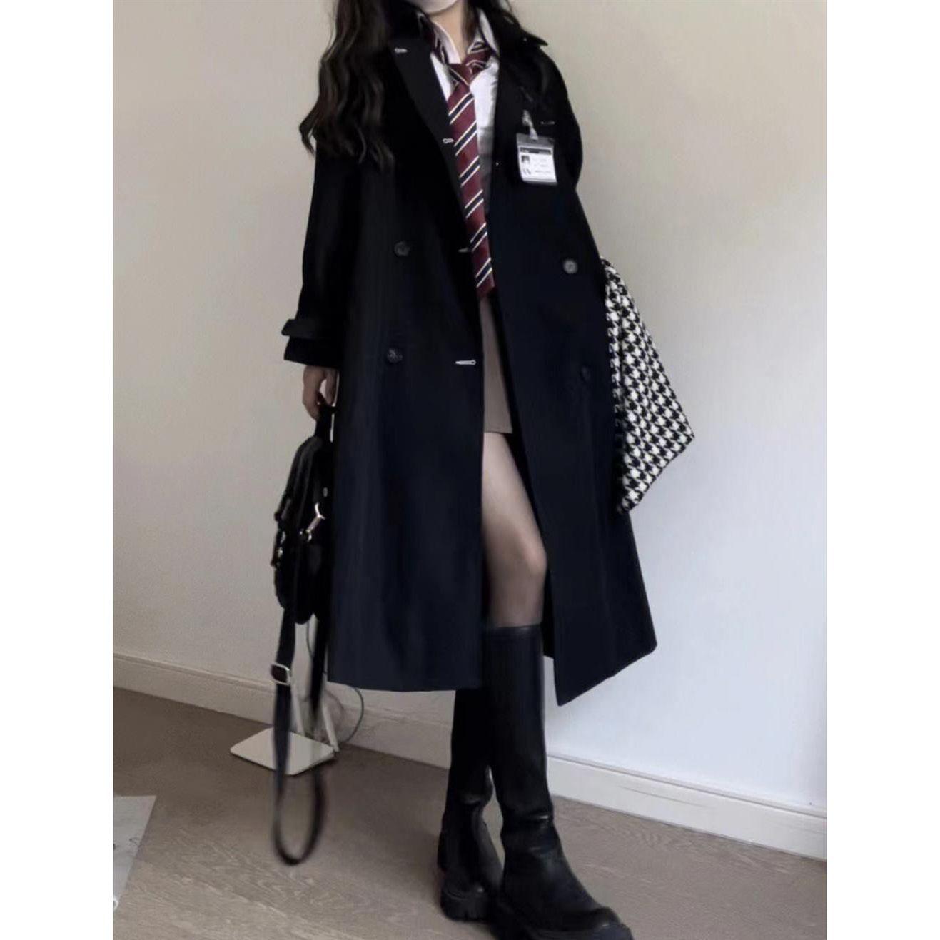 2024 Popular Mid-Length Hepburn British College Windbreaker for Women - Perfect for Spring and Autumn. XS (95-105 jin)
2024 Popular Mid-Length Hepburn British College Windbreaker for Women - Perfect for Spring and Autumn. XS (95-105 jin)