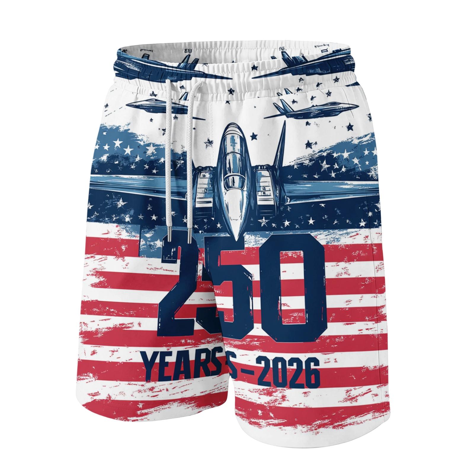 Men Casual Drawstring Waist Shorts with Independent Day Print Lightweight Breathable Fabric Comfortable Fit Suitable for Daily Wear L
Men Casual Drawstring Waist Shorts with Independent Day Print Lightweight Breathable Fabric Comfortable Fit Suitable for Daily Wear L