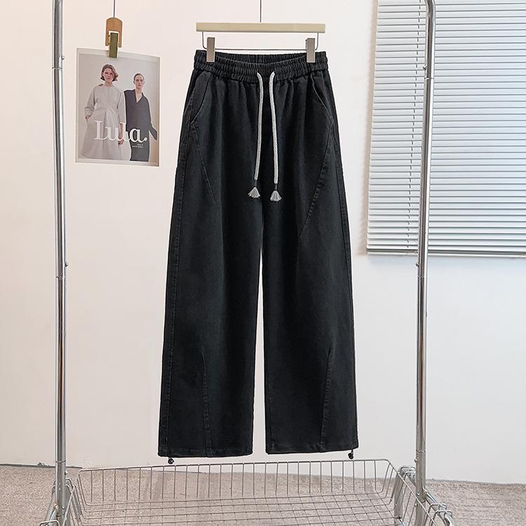 Versatile Loose Fit Drawstring Denim Cargo Pants - Plus Size Women s Spring Collection 5XL (180-220 jin) чёрный
Versatile Loose Fit Drawstring Denim Cargo Pants - Plus Size Women s Spring Collection 5XL (180-220 jin) чёрный