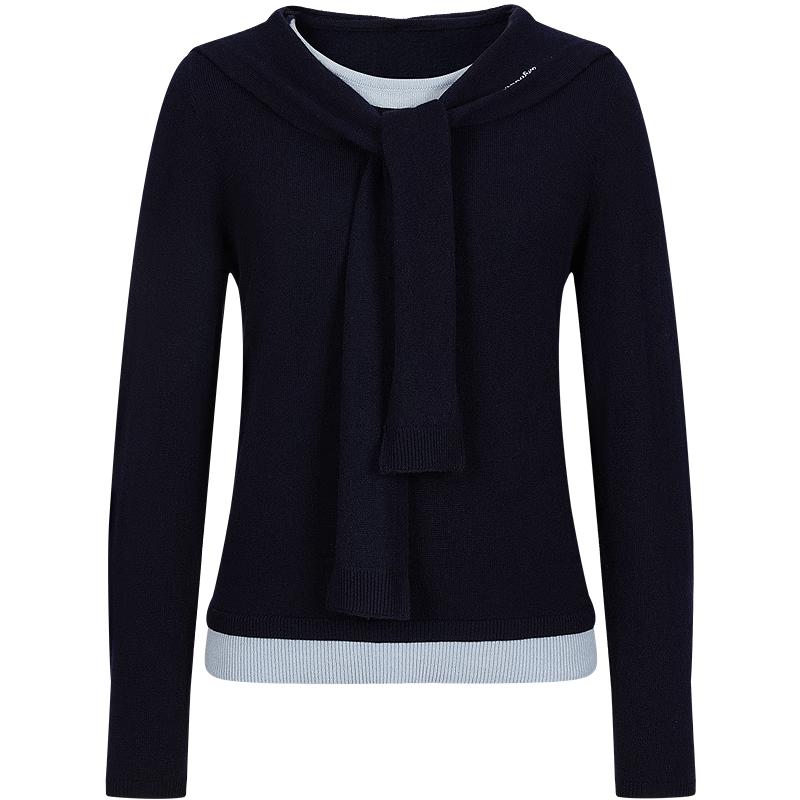 JUZI Annakao Women s Faux Two-Piece 100% Wool Sailor Collar Sweater S
JUZI Annakao Women s Faux Two-Piece 100% Wool Sailor Collar Sweater S