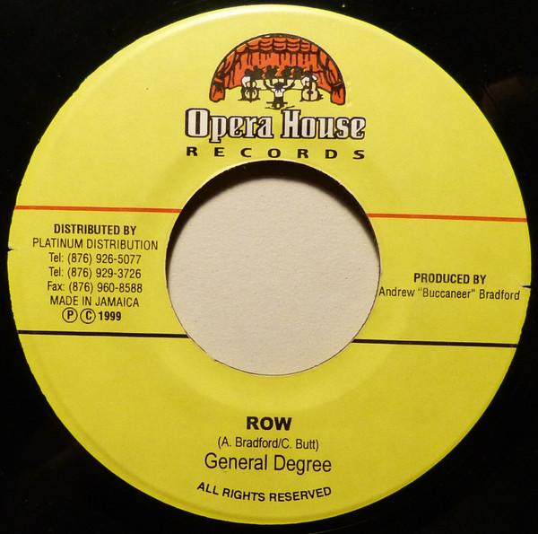 7inch Record GENERAL DEGREE / BUCCANEER - Row / The Cannon NONE Opera House 1999 Jamaica Reggae, Ska & Dub Used
7inch Record GENERAL DEGREE / BUCCANEER - Row / The Cannon NONE Opera House 1999 Jamaica Reggae, Ska & Dub Used
