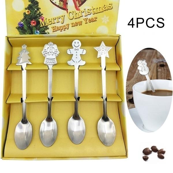 4Pcs/Set Christmas Stainless Steel Spoon Fashion Cartoon Coffee Spoon ( Without Box ) 4 Pcs without box
4Pcs/Set Christmas Stainless Steel Spoon Fashion Cartoon Coffee Spoon ( Without Box ) 4 Pcs without box
