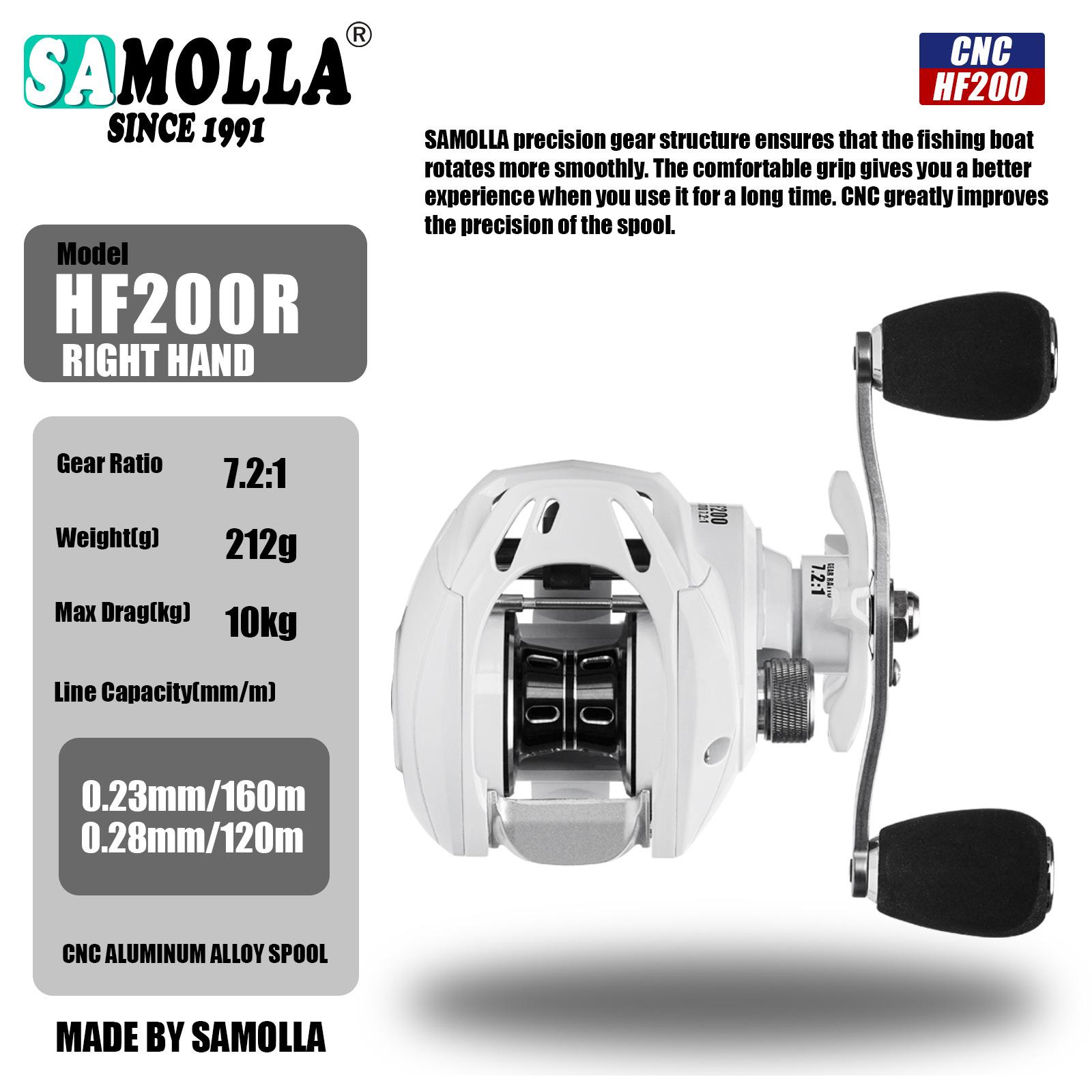 2025 SAMOLLA HF200 Micro Low Profile Baitcasting Reel with Anti-Explosion and Drag Sound
2025 SAMOLLA HF200 Micro Low Profile Baitcasting Reel with Anti-Explosion and Drag Sound
