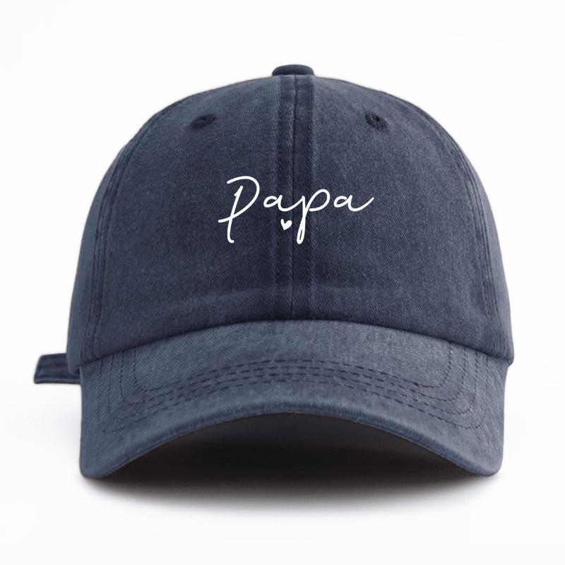1Pc PAPA Print Washed Baseball Cap,Classic Casual Retro Adjustable Lightweight Sun Protection Versatile Driver Cap for DailyWear Adjustable
1Pc PAPA Print Washed Baseball Cap,Classic Casual Retro Adjustable Lightweight Sun Protection Versatile Driver Cap for DailyWear Adjustable