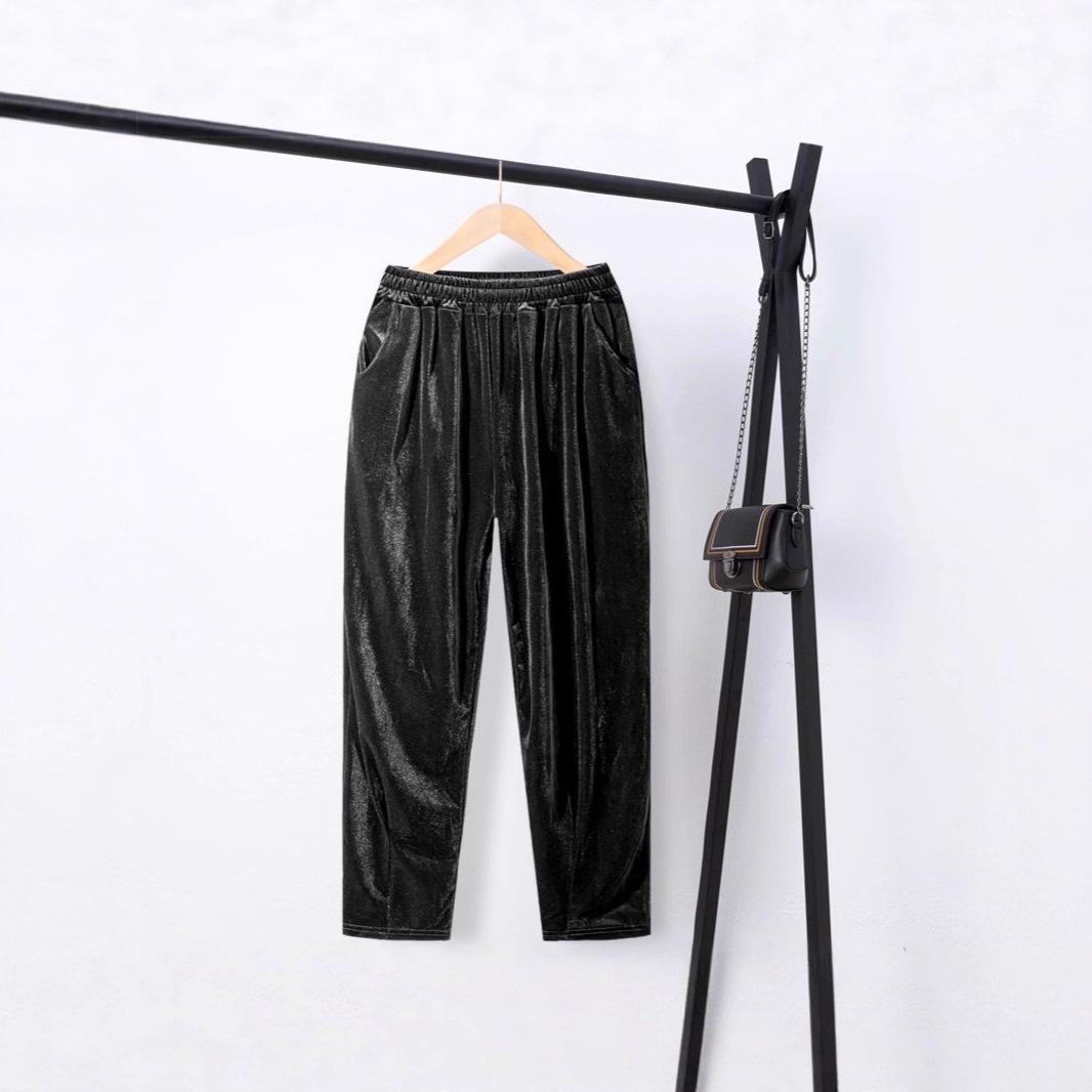 Women s Plus Size High Waist Slimming Velvet Pants - Spring/Autumn L (100-120 jin) чёрный
Women s Plus Size High Waist Slimming Velvet Pants - Spring/Autumn L (100-120 jin) чёрный