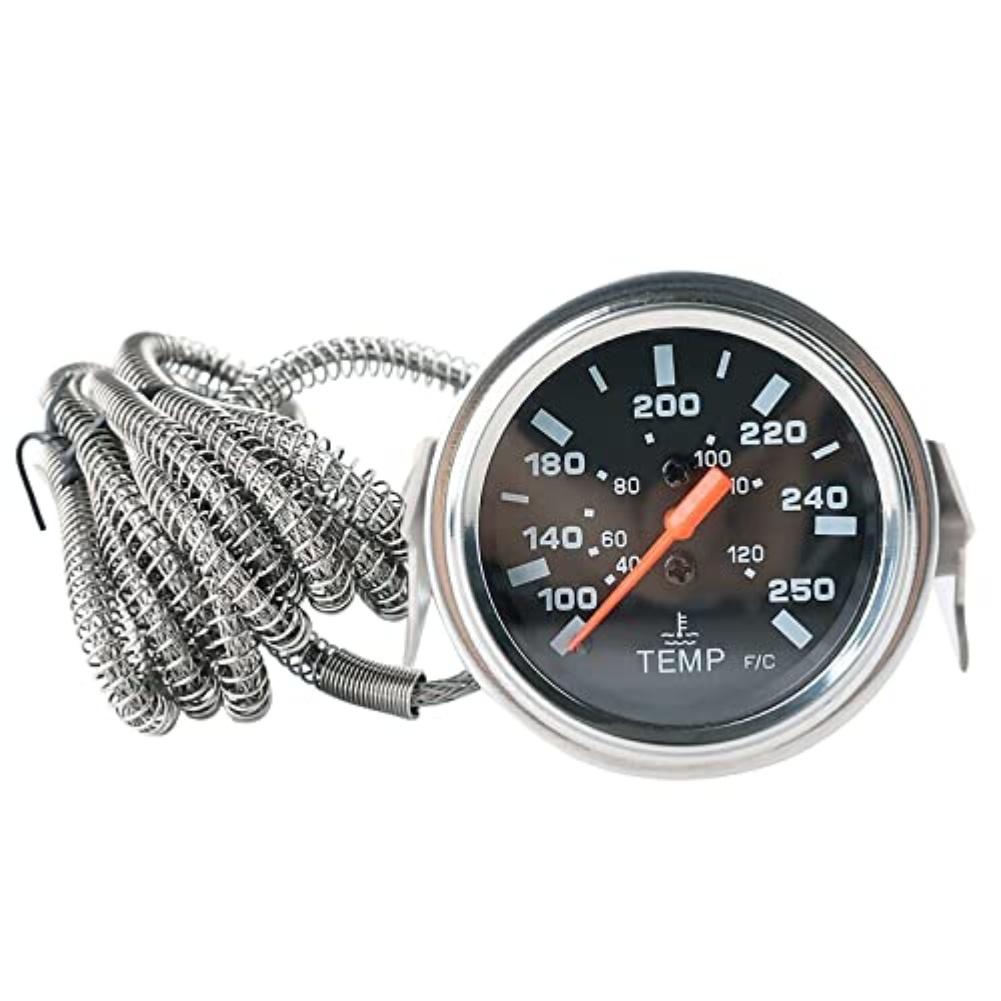 12V Mechanical Water Temp Gauge 52MM with 1/2 NPT Sensor Thread 40 to 120 Celsius 100 to 250 Fahrenheit for Cars China Mainland
12V Mechanical Water Temp Gauge 52MM with 1/2 NPT Sensor Thread 40 to 120 Celsius 100 to 250 Fahrenheit for Cars China Mainland