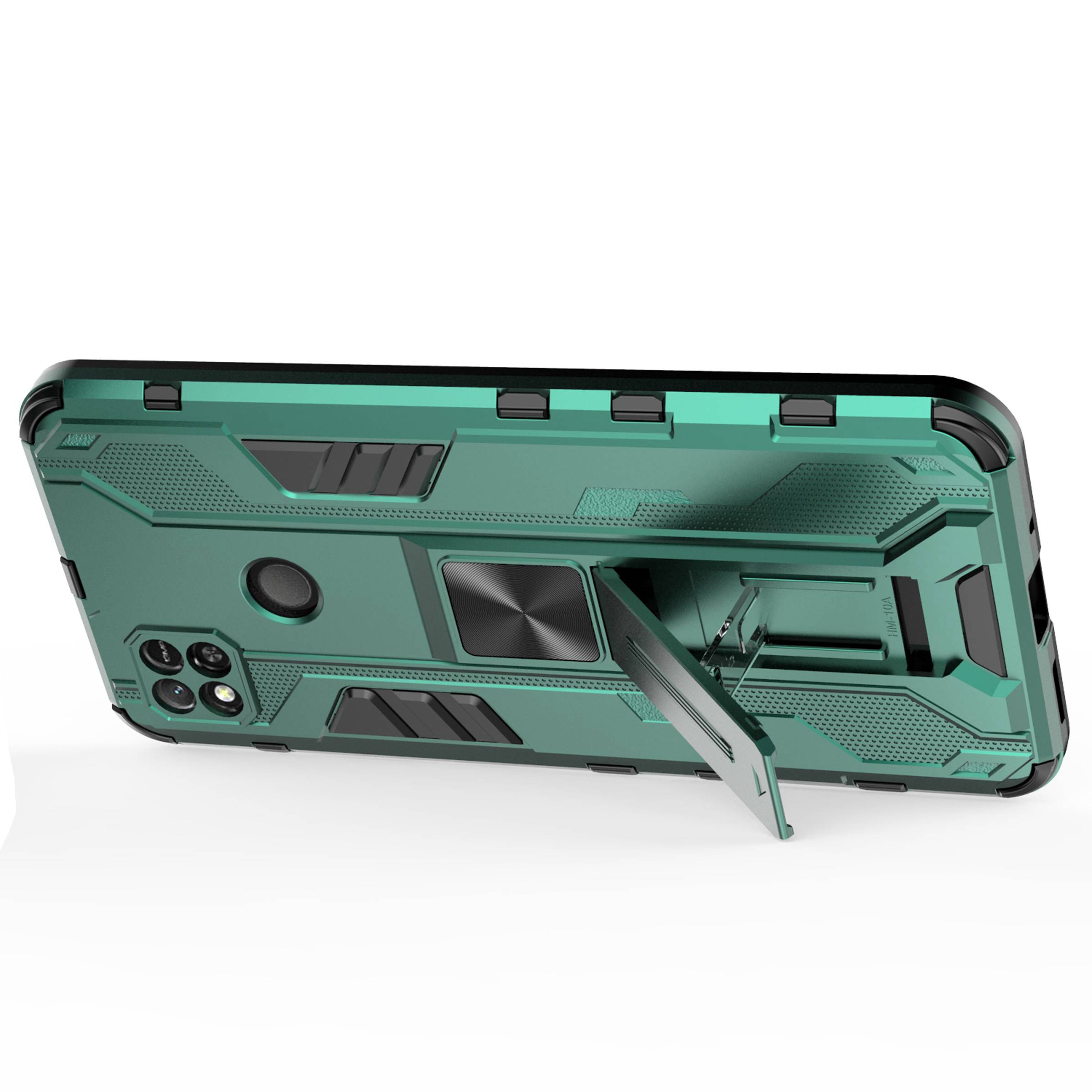 For Xiaomi Redmi 10A Kickstand Phone Case Hard PC Soft TPU Protection Back Cover Green
For Xiaomi Redmi 10A Kickstand Phone Case Hard PC Soft TPU Protection Back Cover Green