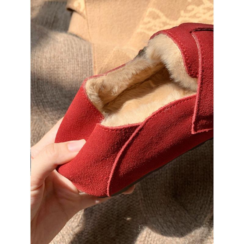 Wool version leather one-pedal women s autumn and winter velvet warm cotton shoes thick-soled lazy all-inclusive Boken single shoes 40
Wool version leather one-pedal women s autumn and winter velvet warm cotton shoes thick-soled lazy all-inclusive Boken single shoes 40