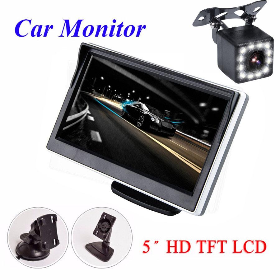 5 Inch Car Monitor TFT LCD HD Digital + HD 12LED Car Rearview Camera LED Night vision Reverse Parking Waterproof
5 Inch Car Monitor TFT LCD HD Digital + HD 12LED Car Rearview Camera LED Night vision Reverse Parking Waterproof