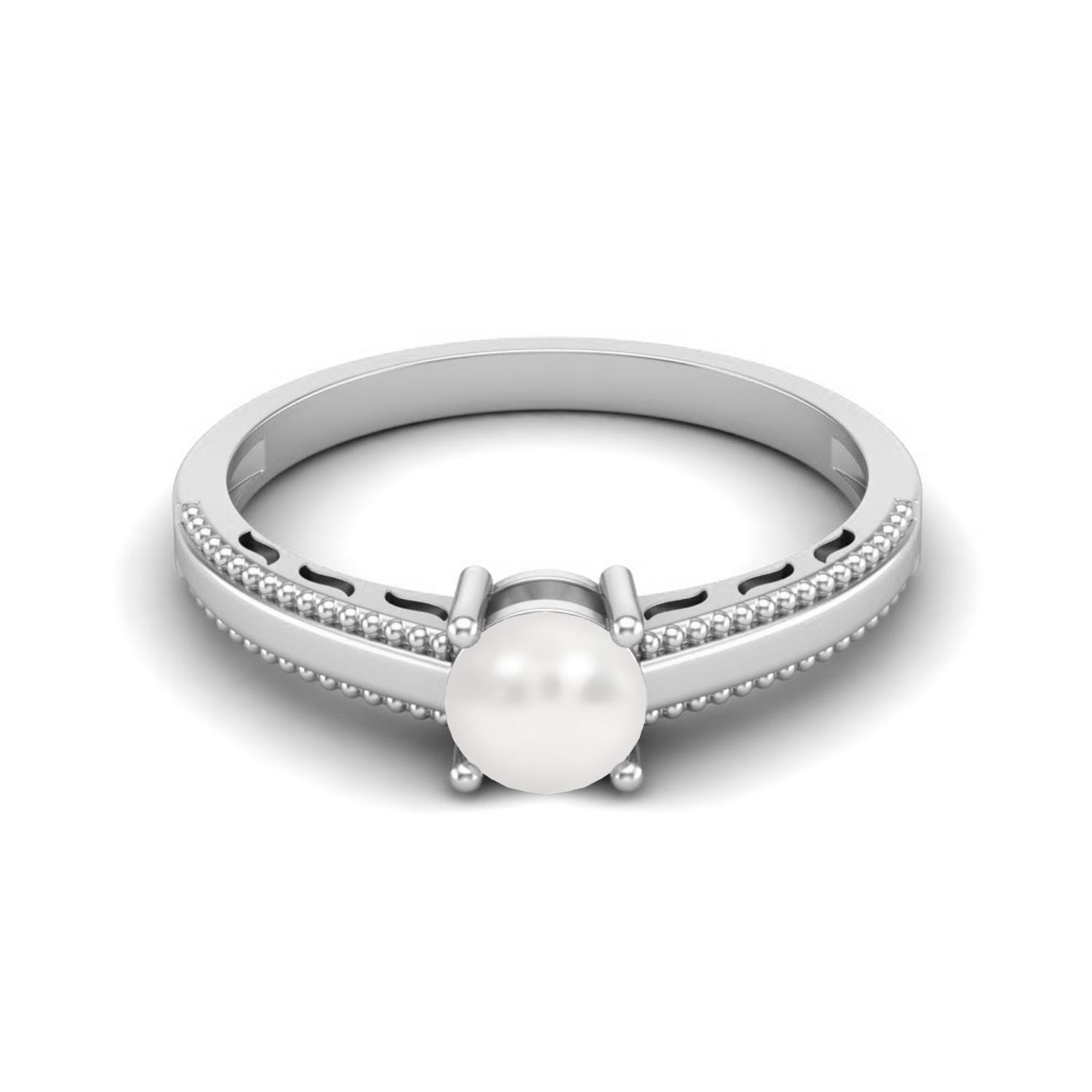 925 Sterling Silver 0.50 Cts Round Pearl Solitaire Beaded Shank Anniversary Women Ring 6 белый
925 Sterling Silver 0.50 Cts Round Pearl Solitaire Beaded Shank Anniversary Women Ring 6 белый