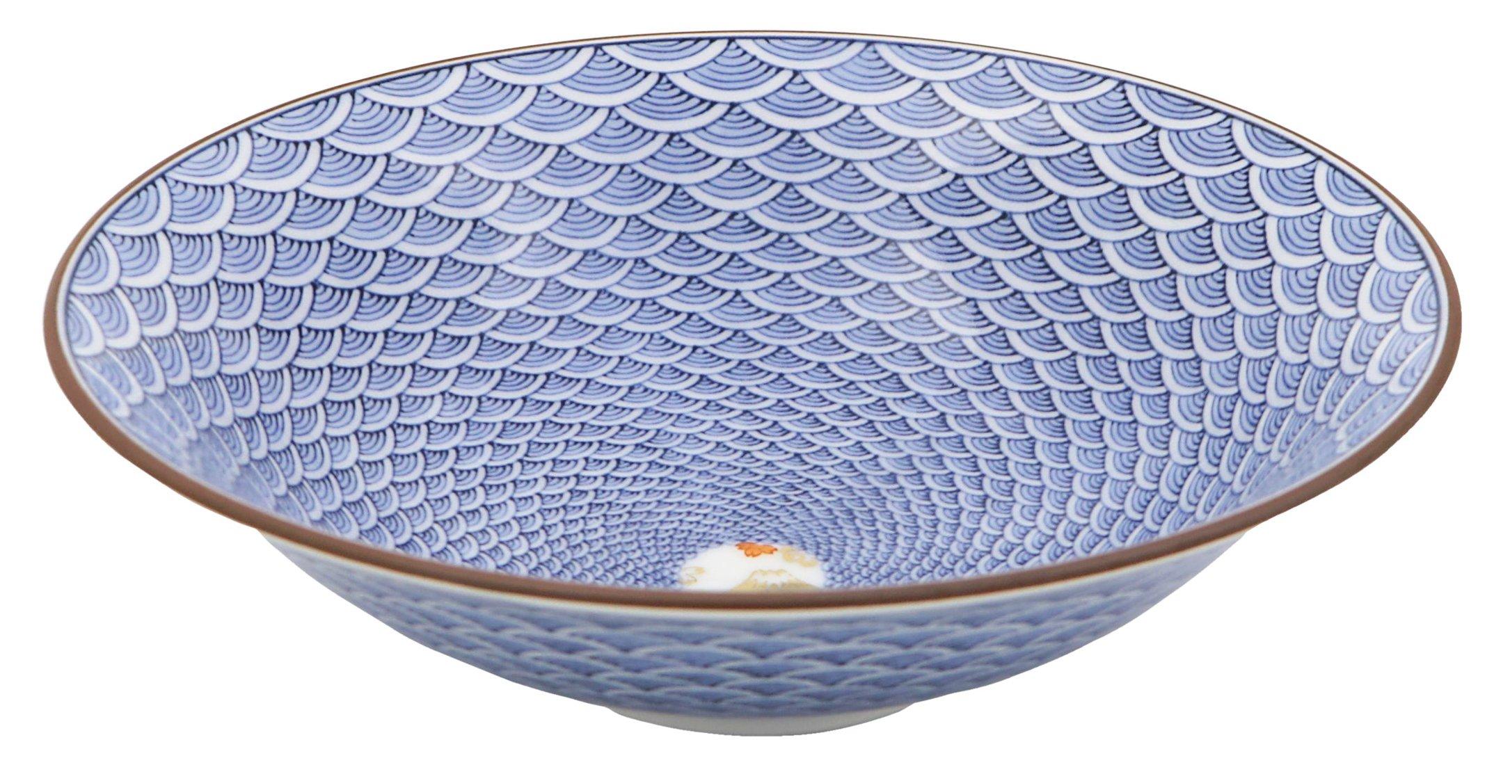 Hasami ware Midogama small bowl with a design of waves and 34688 (gift boxed) Mt. Fuji,
Hasami ware Midogama small bowl with a design of waves and 34688 (gift boxed) Mt. Fuji,