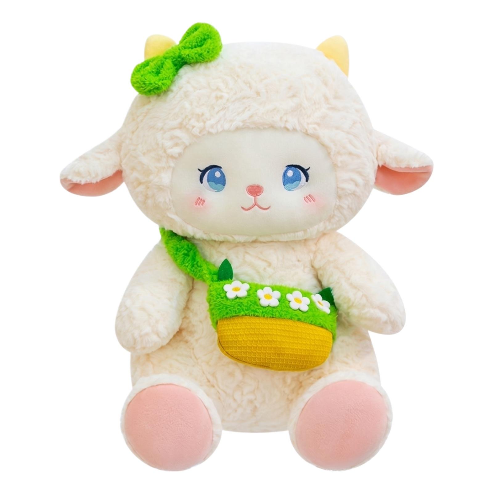 Plush Lamb Stuffed Animal Toy with Flower Pattern Backpack Soft Plush Doll Gift for Children Toddlers and Collectors One Size
Plush Lamb Stuffed Animal Toy with Flower Pattern Backpack Soft Plush Doll Gift for Children Toddlers and Collectors One Size
