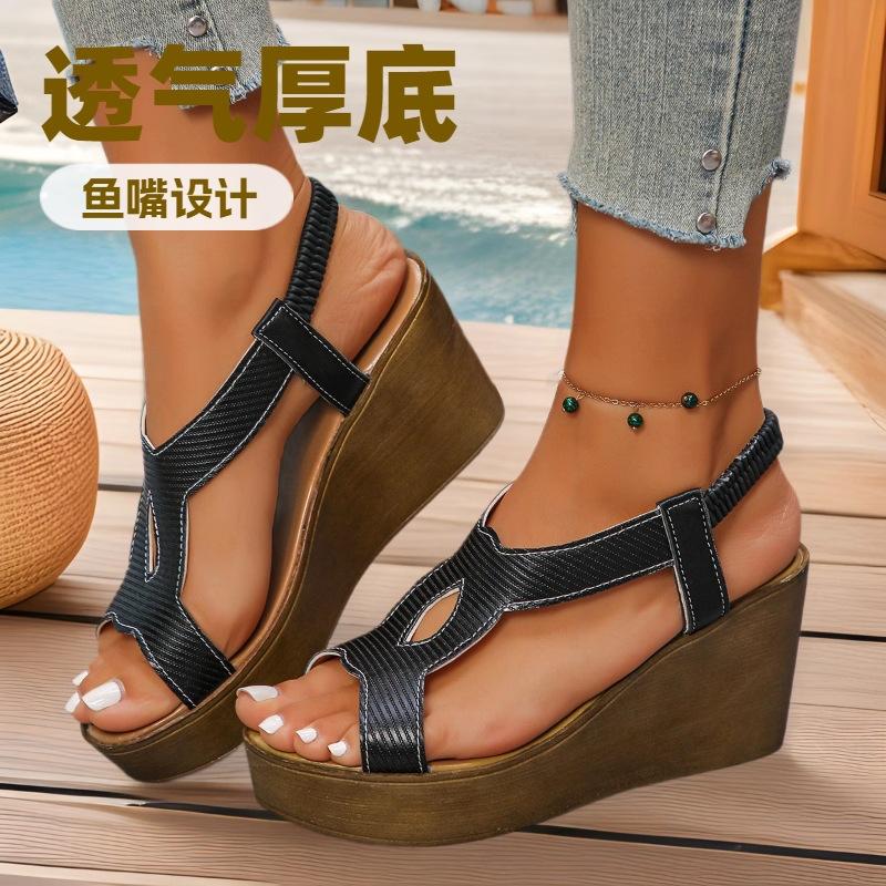 2025 new foreign trade large size wedge sandals women s word with Roman style 2025 summer open-toe fashion sandals 36
2025 new foreign trade large size wedge sandals women s word with Roman style 2025 summer open-toe fashion sandals 36