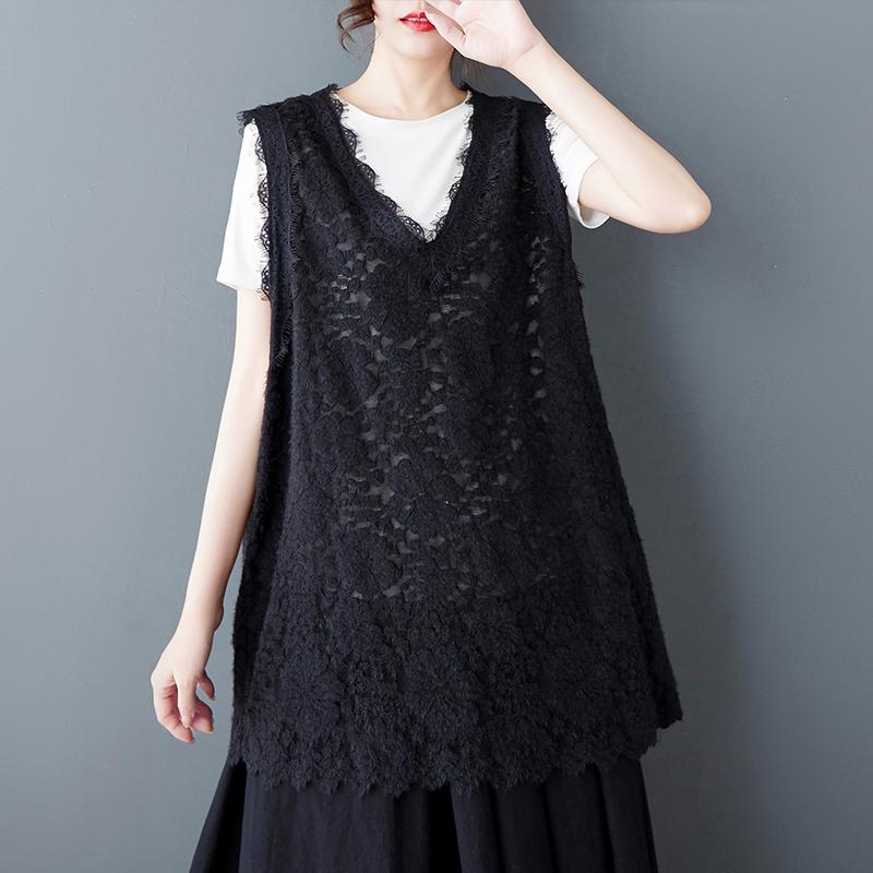 Dimanaf 2025 Новая футболка размера плюс женская кружевная без рукавов летний стиль базовые топы футболки свободные элегантные с круглым вырезом One Size чёрный
Dimanaf 2025 Новая футболка размера плюс женская кружевная без рукавов летний стиль базовые топы футболки свободные элегантные с круглым вырезом One Size чёрный