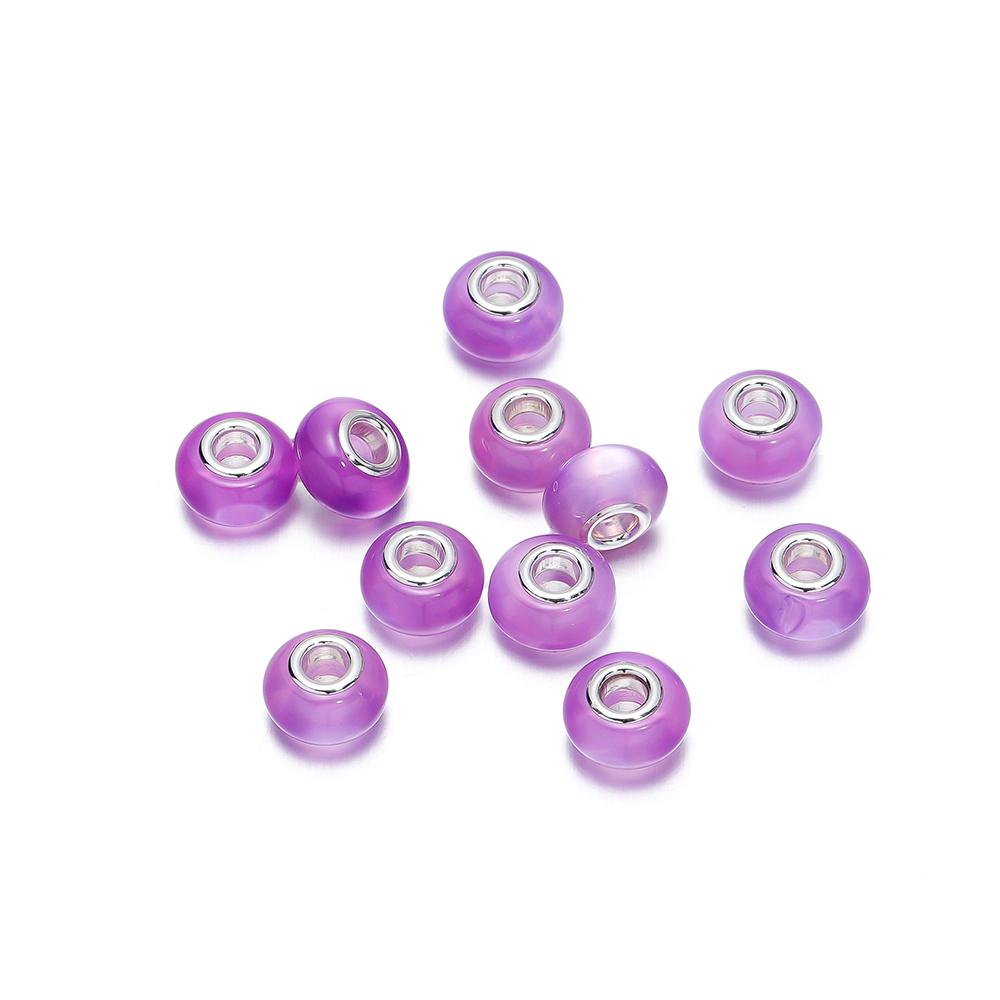 5pcs/lot 14mm Resin Round Shape Bead Big Single Hole Spacers Beads for DIY Necklace Bracelet Jewelry Making Findings Accessories
5pcs/lot 14mm Resin Round Shape Bead Big Single Hole Spacers Beads for DIY Necklace Bracelet Jewelry Making Findings Accessories