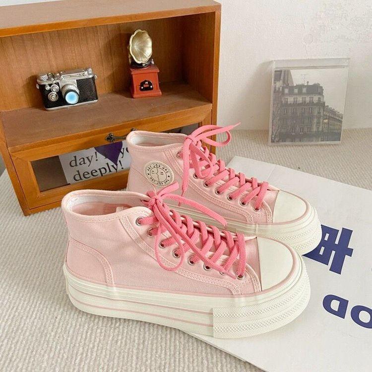 Source manufacturer high-top versatile canvas shoes 2025 spring chic thick-soled heightening muffin shoes student trend niche 40
Source manufacturer high-top versatile canvas shoes 2025 spring chic thick-soled heightening muffin shoes student trend niche 40