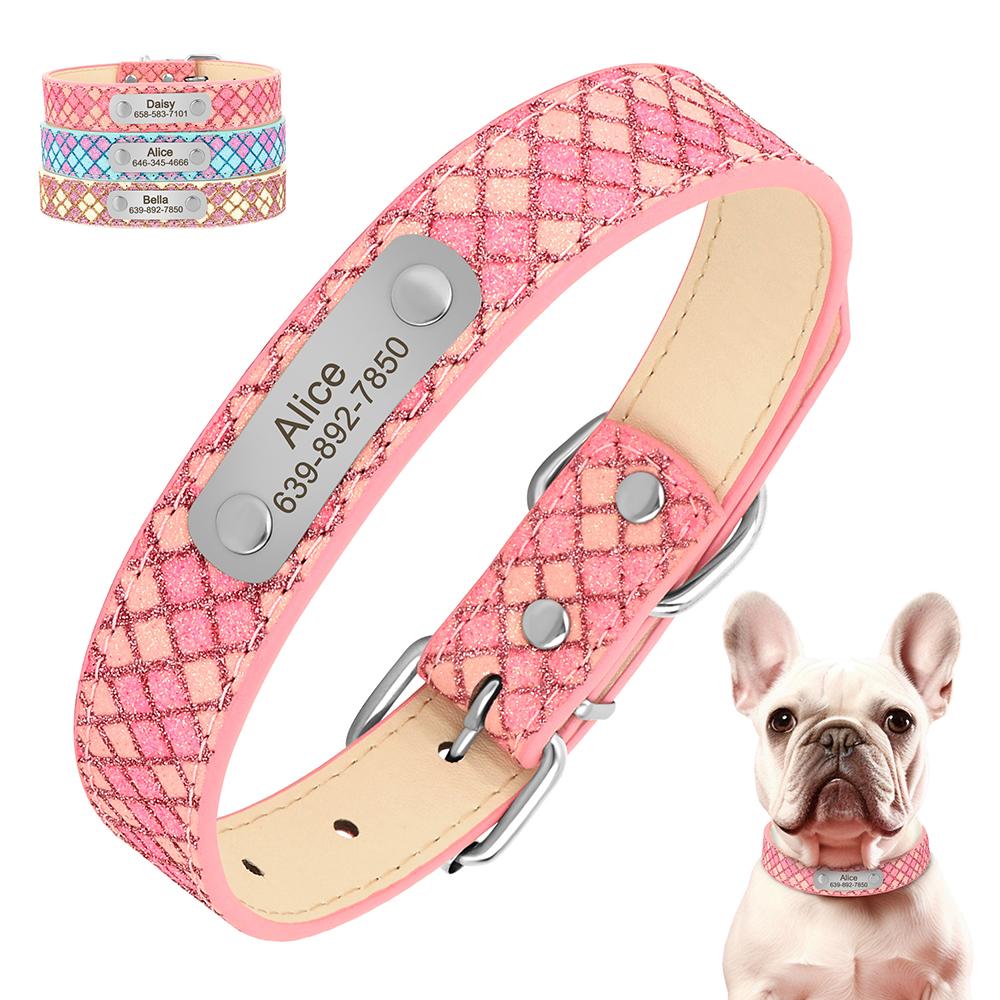 Customized Leather Dog Collar Free Engraved Cat Dogs Collars Pet Puppy Plaid Necklace Adjustable For Small Medium Dogs Chihuahua S синій
Customized Leather Dog Collar Free Engraved Cat Dogs Collars Pet Puppy Plaid Necklace Adjustable For Small Medium Dogs Chihuahua S синій