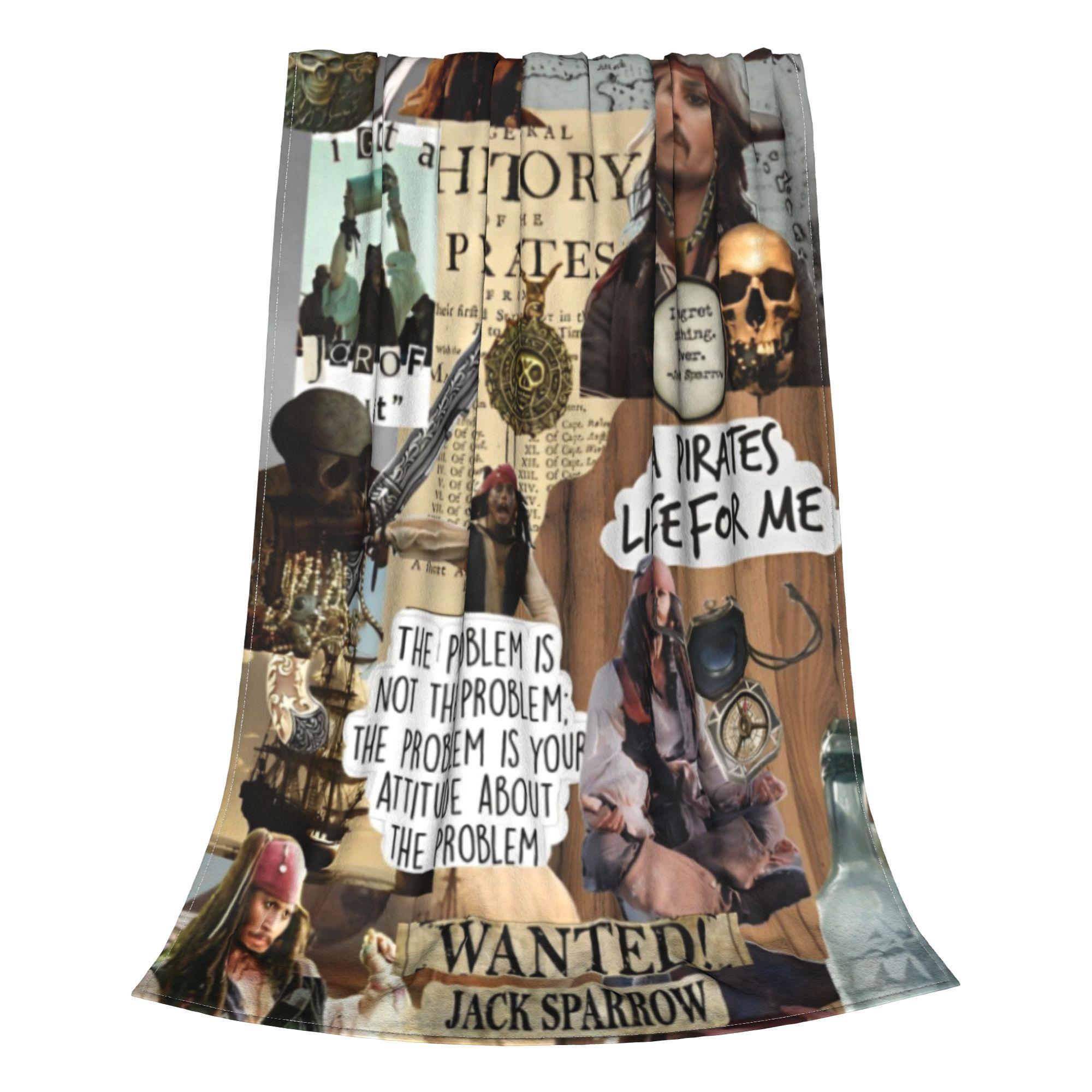 Pirates of The Caribbean Movie Fleece Throw Blankets Jack Sparrow Collage Blanket for Sofa Bedroom Soft Outdoor Portable 30x40in
Pirates of The Caribbean Movie Fleece Throw Blankets Jack Sparrow Collage Blanket for Sofa Bedroom Soft Outdoor Portable 30x40in