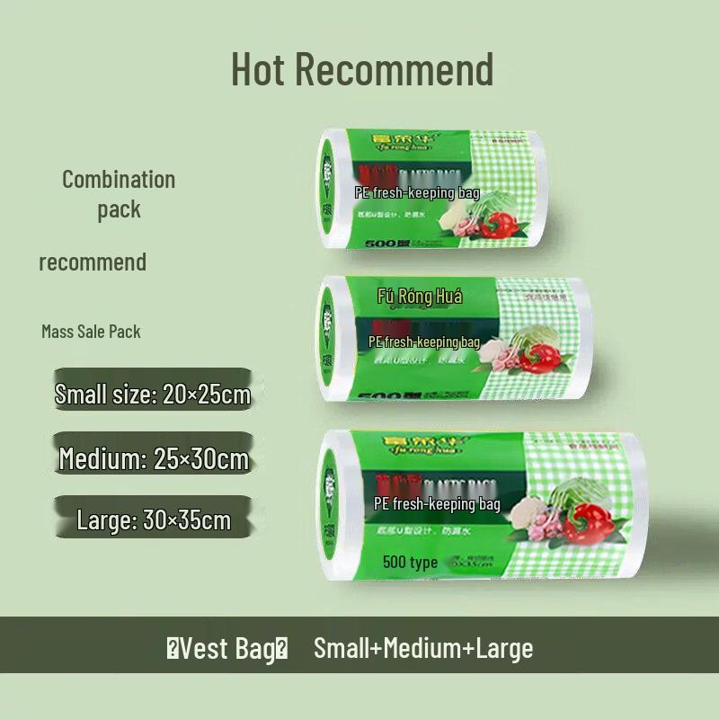ZISIZ Food Grade Vest-Style Storage Bags
ZISIZ Food Grade Vest-Style Storage Bags