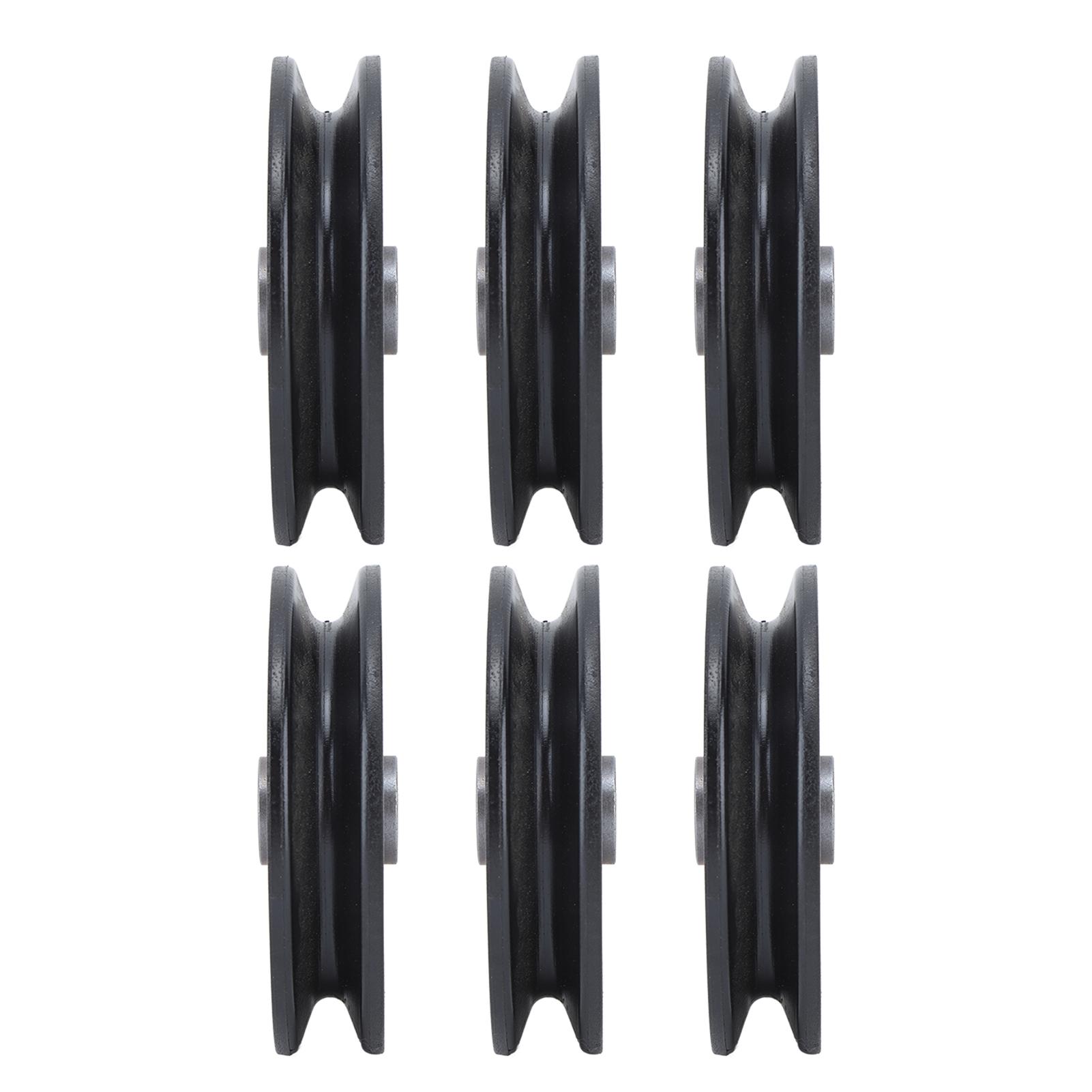 10 PCS Universal Bearing Pulley Wheel Nylon Black Wearable Abration Bearing Pulley Wheel for Gym Equipment Cable Machine
10 PCS Universal Bearing Pulley Wheel Nylon Black Wearable Abration Bearing Pulley Wheel for Gym Equipment Cable Machine