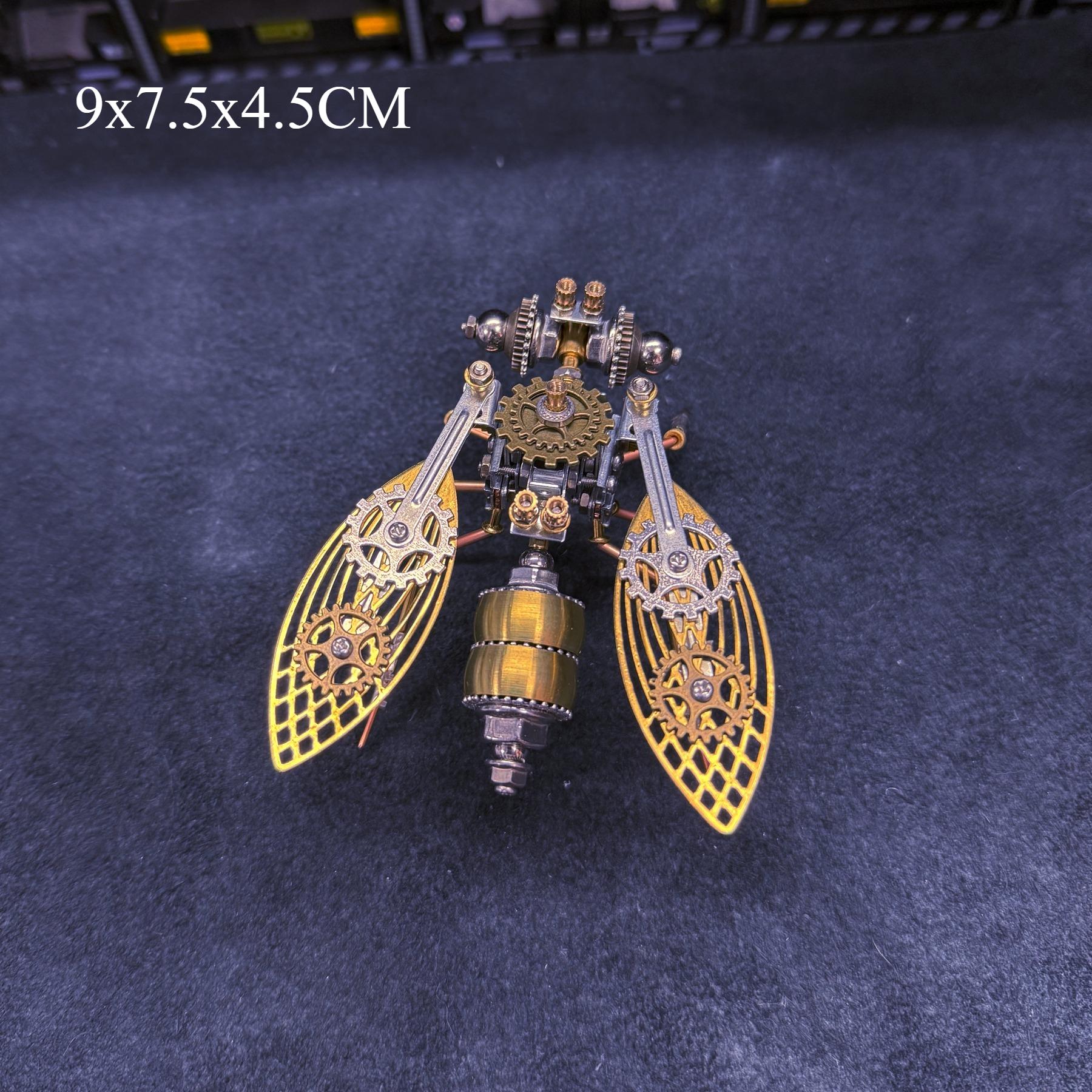 3D Fly Metal Puzzle Kit DIY Insect Model Building Set, Brain Teaser Gift for Adults Teens, Creative Handmade Craft Desk Ornament
3D Fly Metal Puzzle Kit DIY Insect Model Building Set, Brain Teaser Gift for Adults Teens, Creative Handmade Craft Desk Ornament