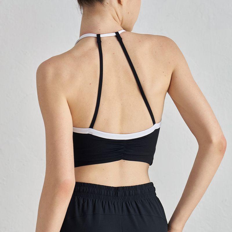 Foreign Trade New Spring and Summer Contrast Color Sports Underwear Nude Feel Comfortable Cross Beauty Back Yoga Vest Hanging Neck Fitness Top Black Large Body Shoulder Strap Spell White L/8
Foreign Trade New Spring and Summer Contrast Color Sports Underwear Nude Feel Comfortable Cross Beauty Back Yoga Vest Hanging Neck Fitness Top Black Large Body Shoulder Strap Spell White L/8