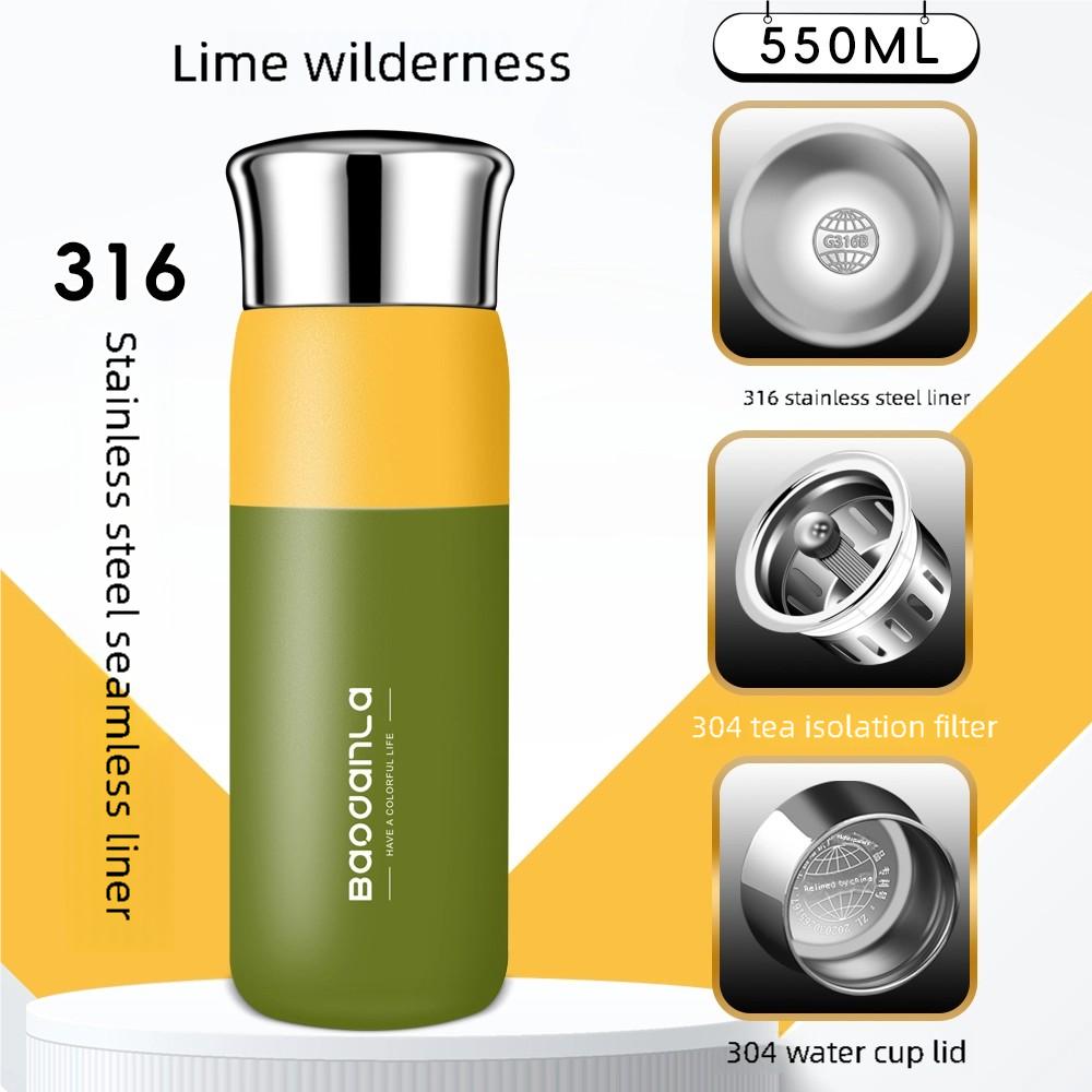 Thermos Cup Women Portable 316 Stainless Steel Water Cup Men s Water Cup Gift 550ml
Thermos Cup Women Portable 316 Stainless Steel Water Cup Men s Water Cup Gift 550ml