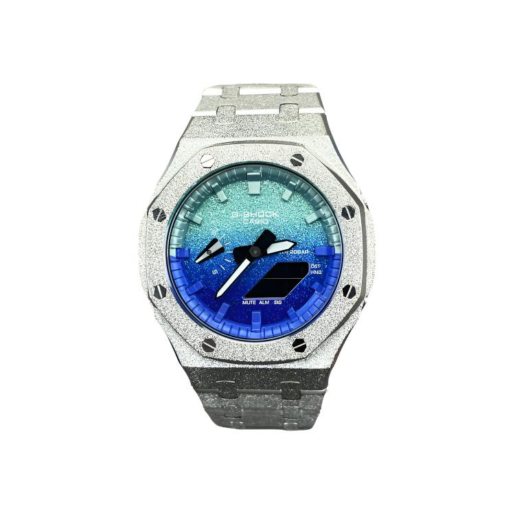 CASIO Custom Collection Quartz Movement Stainless Steel Watchband Watch Unisex Blue Dial GA2100-7A(Watch6--) Full Frost Blue Gradient
CASIO Custom Collection Quartz Movement Stainless Steel Watchband Watch Unisex Blue Dial GA2100-7A(Watch6--) Full Frost Blue Gradient
